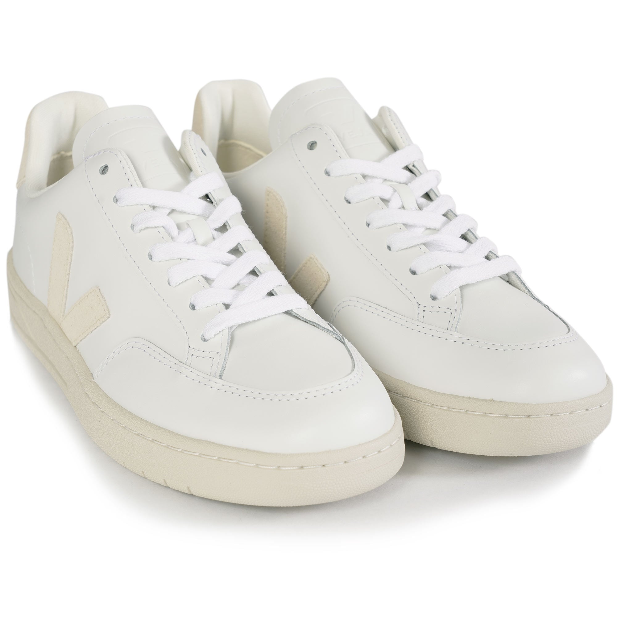 Veja Women's V-12 Leather - White/Sable