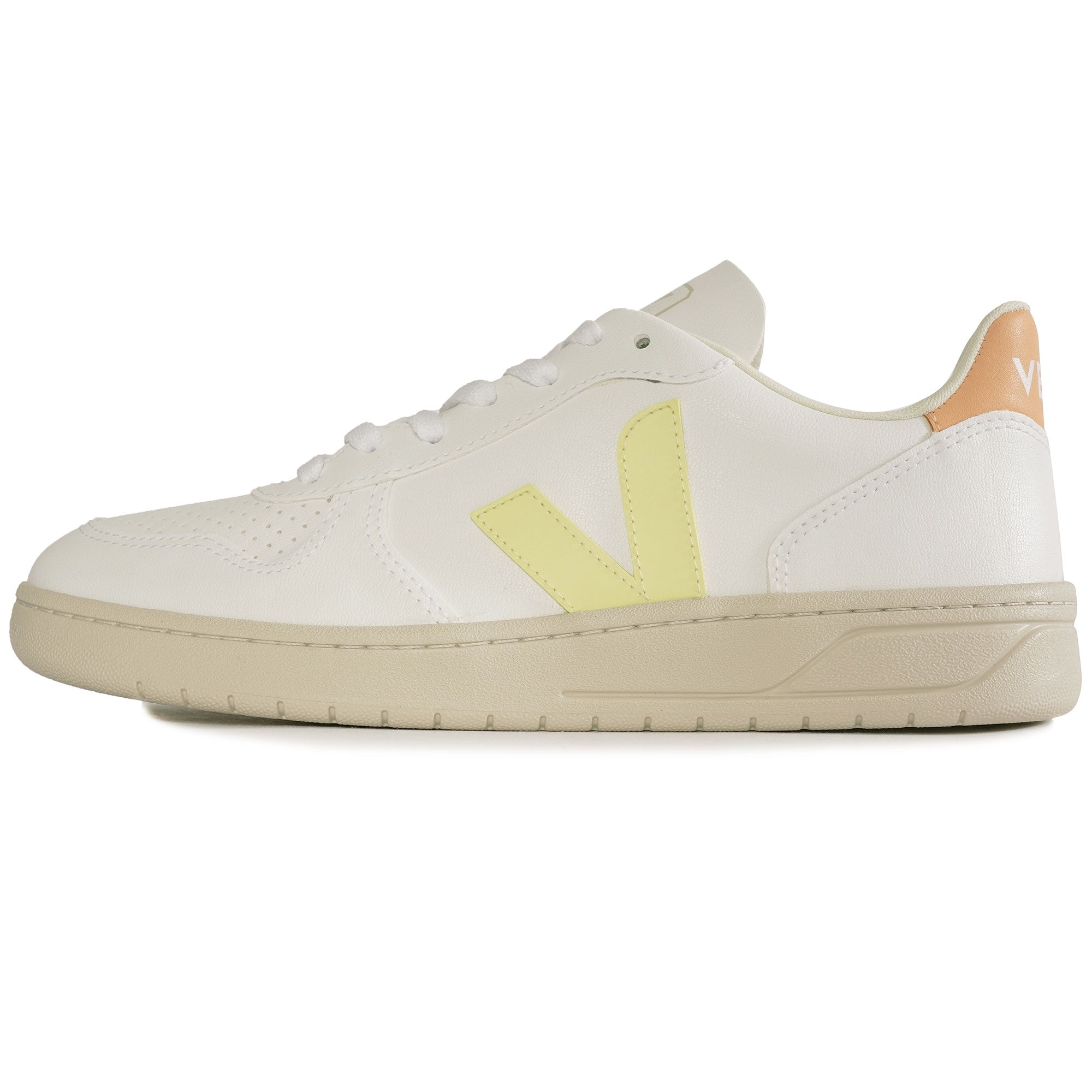 Veja Women's V-10 CWL -White/Sun Peach