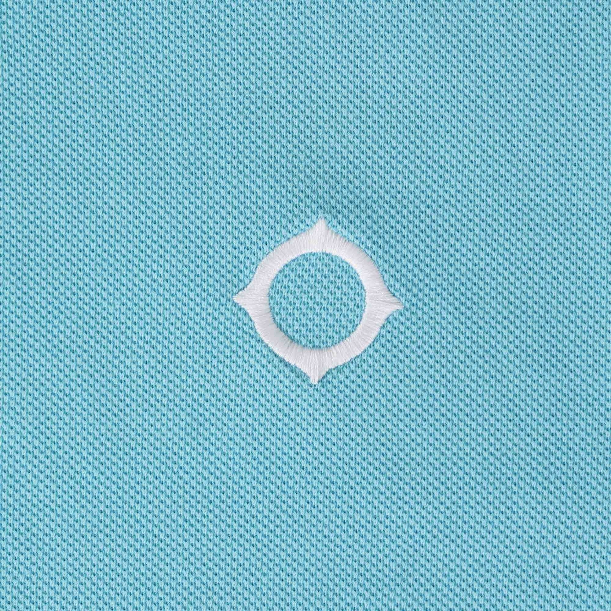 Ma Strum Short Sleeve Polo Shirt - Sea Blue