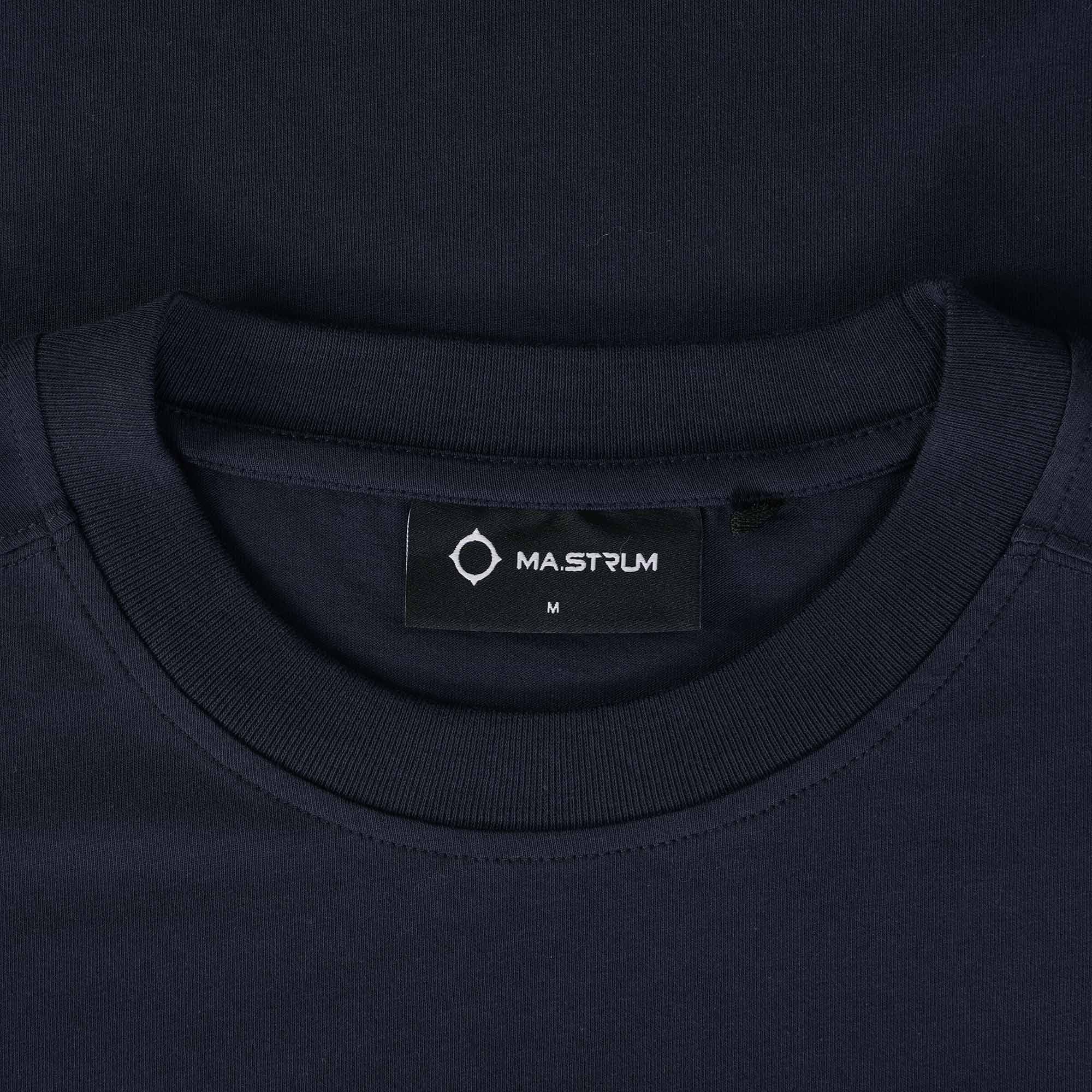 Ma Strum Compass Print Tee - Ink Navy