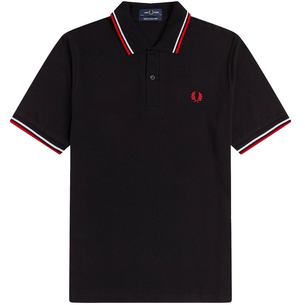 M12 Twin Tipped Polo - Black/Red