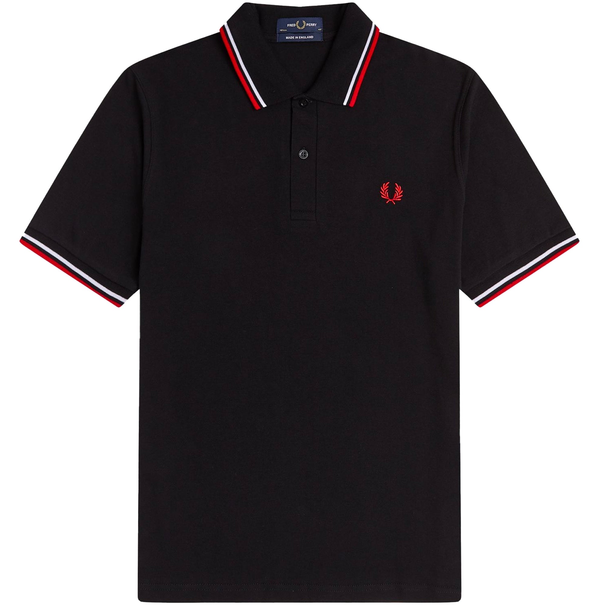 M12 Twin Tipped Polo - Black/Red