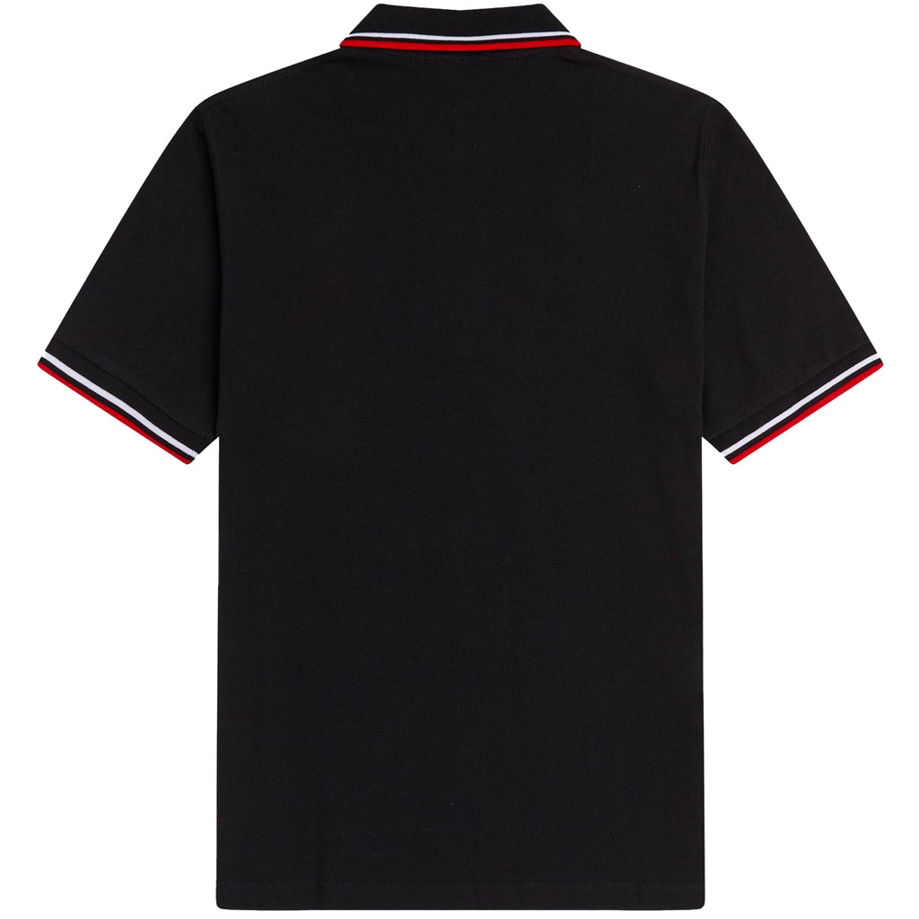 M12 Twin Tipped Polo - Black/Red