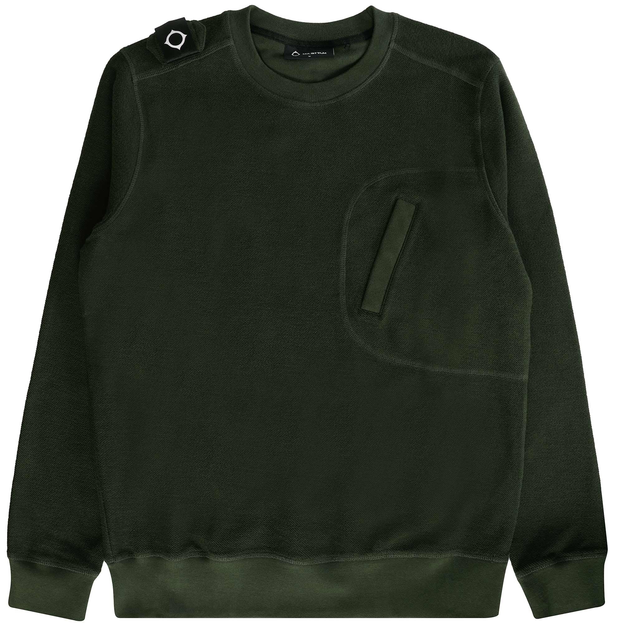 Ma Strum Rev Loopback Crew Sweatshirt - Oil Slick