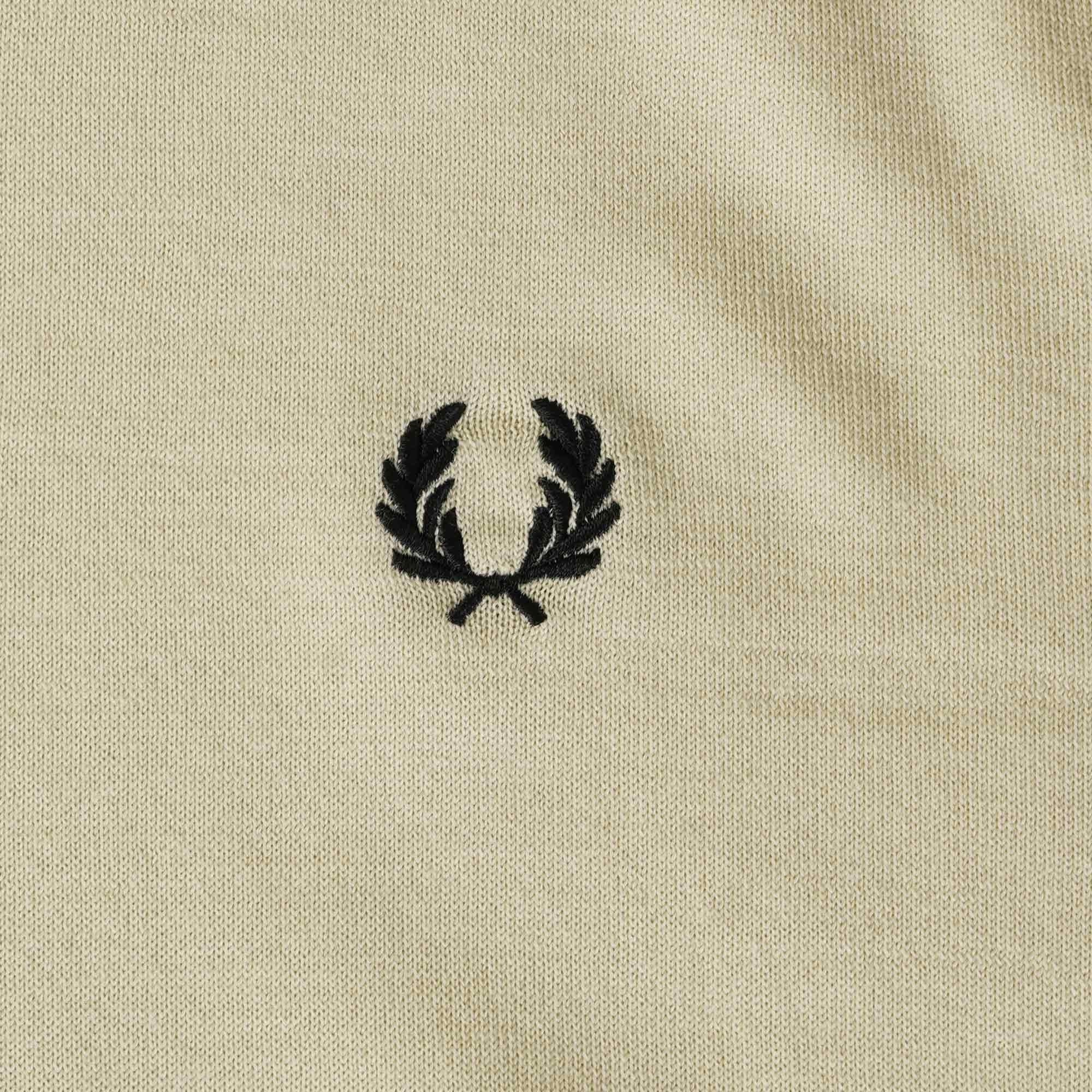 Fred Perry K5 Short Sleeve Knitted Shirt - Oatmeal
