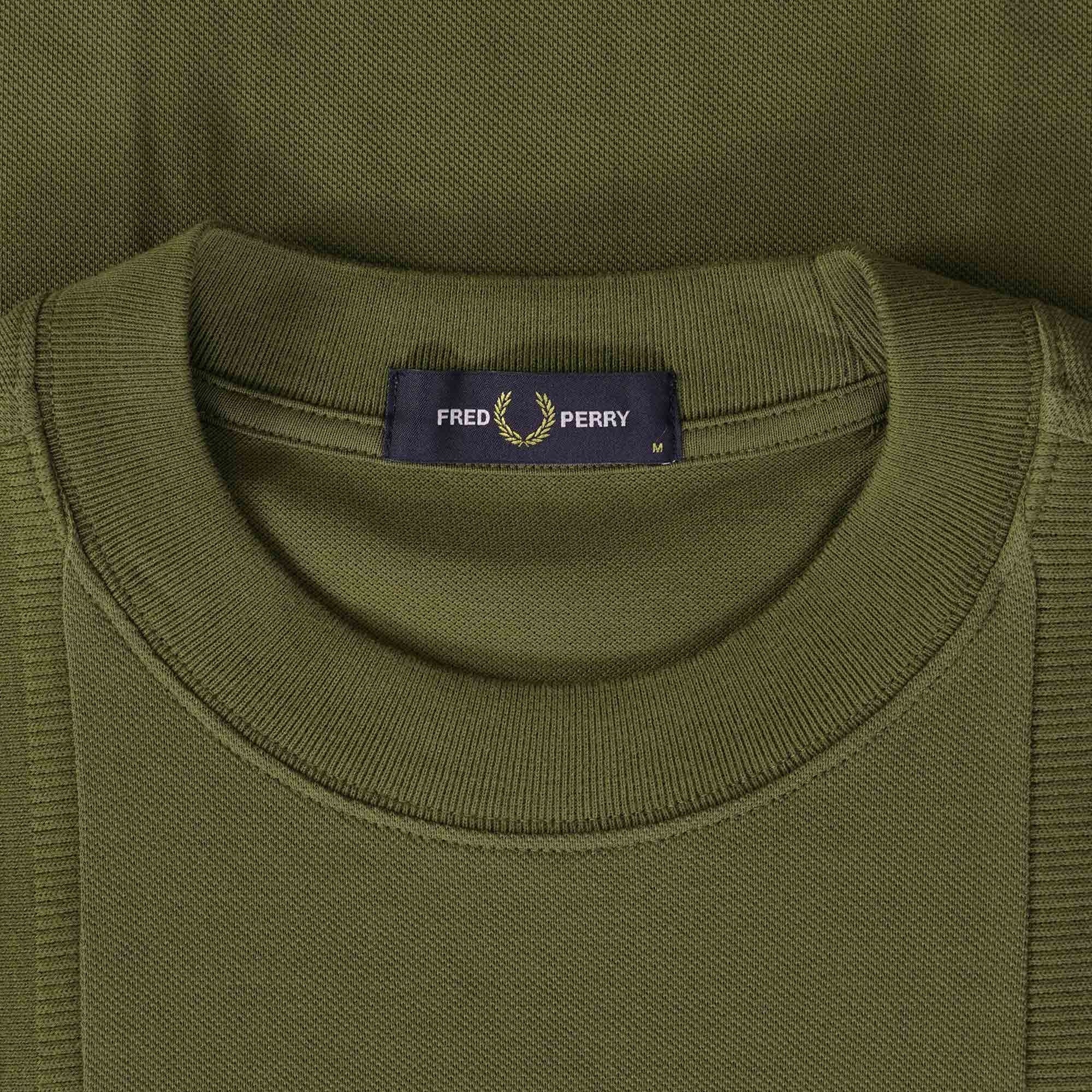 Fred Perry M5 Rib Insert T-shirt - Uniform Green