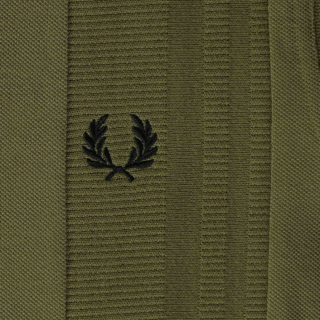 Fred Perry M5 Rib Insert T-shirt - Uniform Green