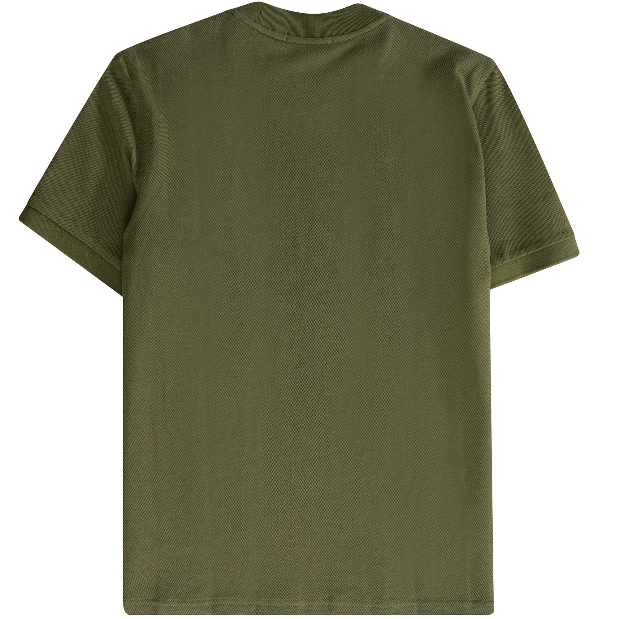 Fred Perry M5 Rib Insert T-shirt - Uniform Green