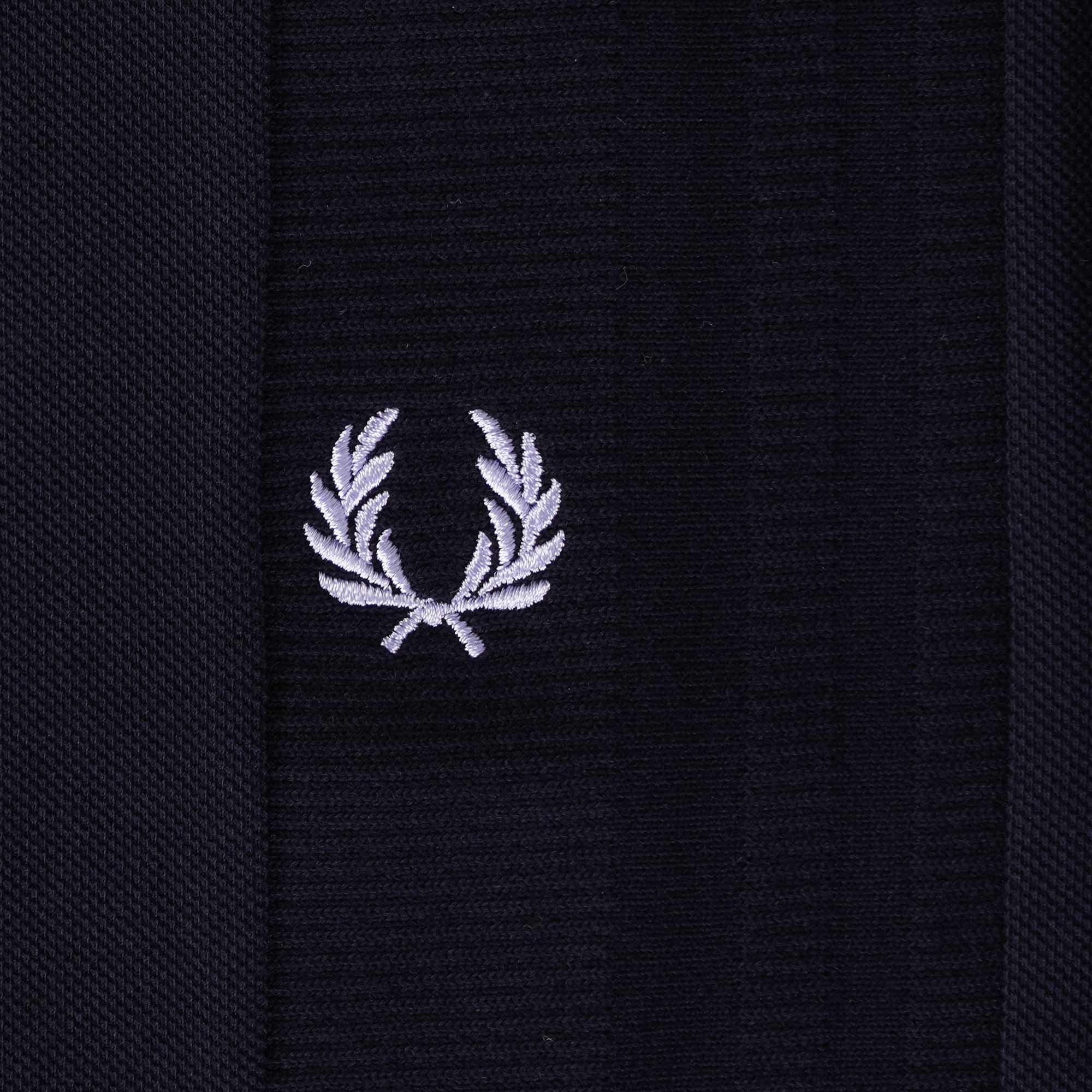 Fred Perry M5 Contrast Trim Henley Shirt - Navy