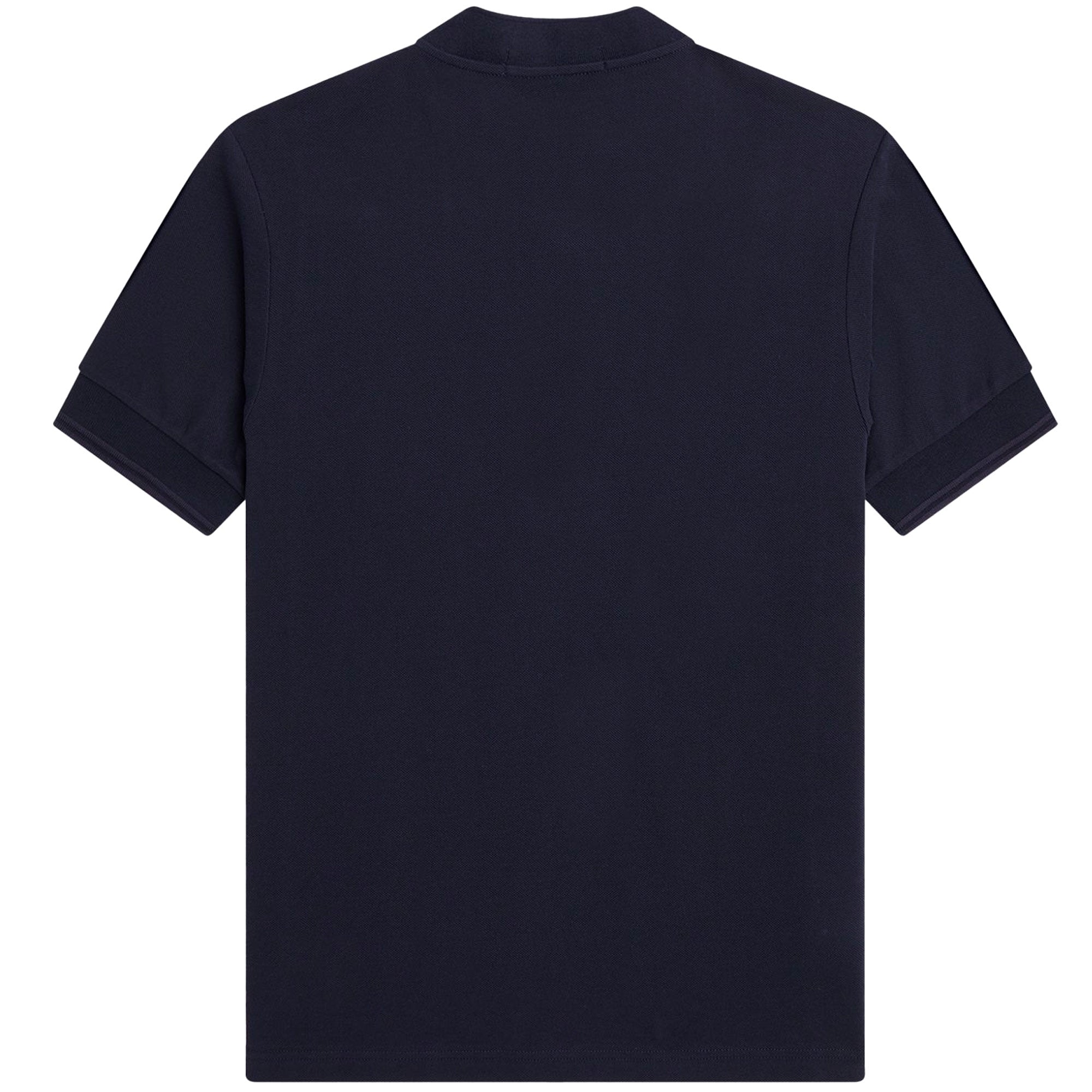 Fred Perry M5 Contrast Trim Henley Shirt - Navy