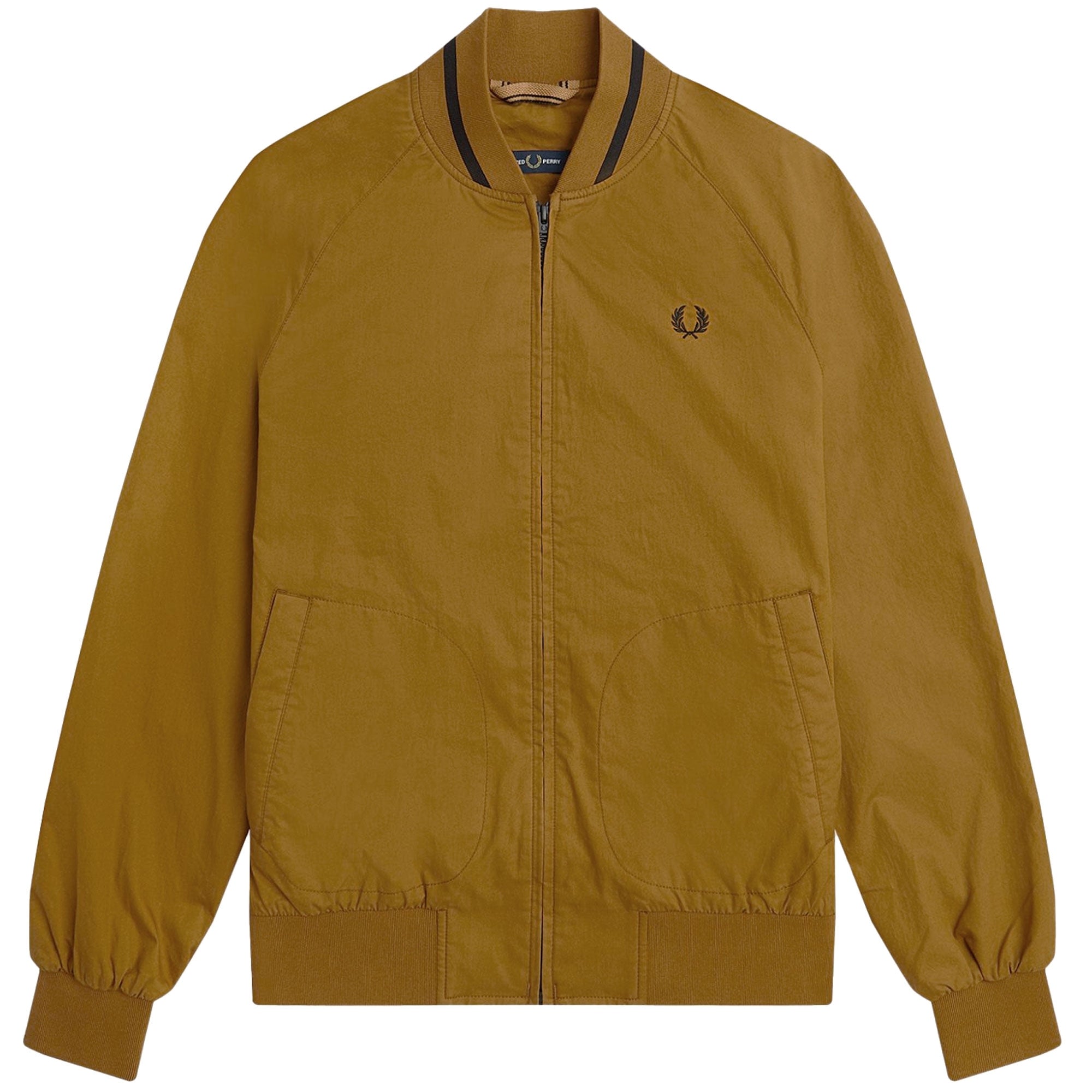 Fred Perry J3 Tennis Bomber Jacket - Dark Caramel – Stuarts London