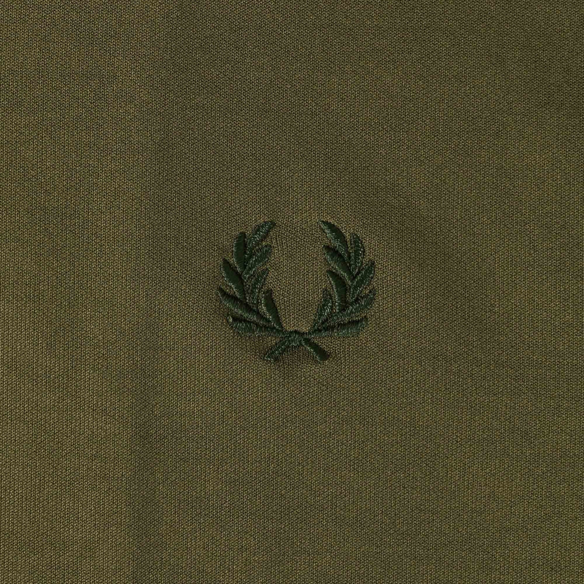 Fred Perry M5 Collared Zip Through Track Jacket - Uniform Green