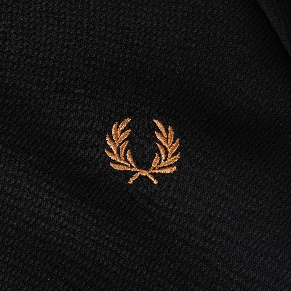 Fred Perry J5 Knitted Tape Track Jacket - Black