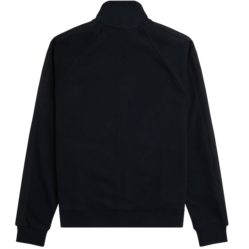 Fred Perry J5 Knitted Tape Track Jacket - Black