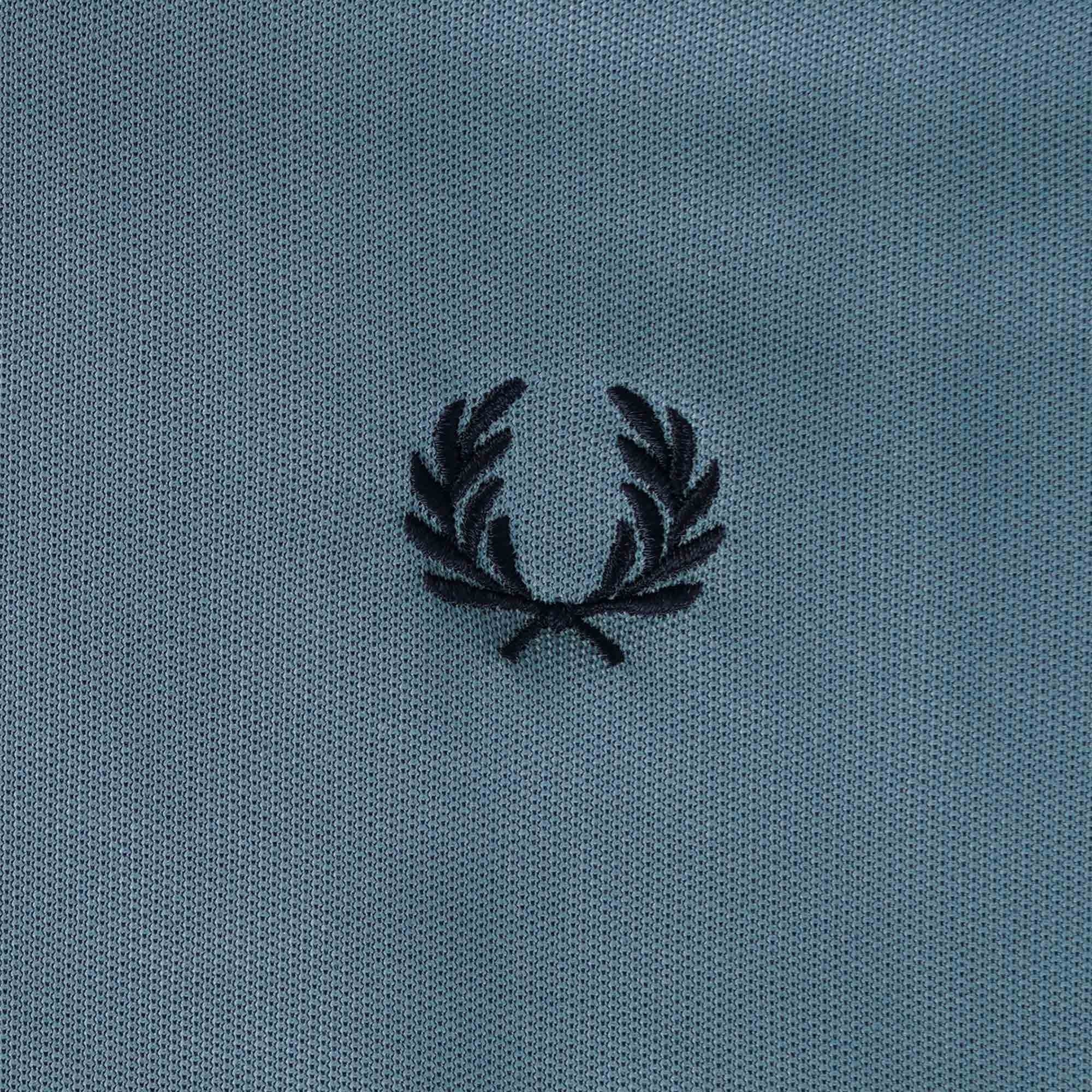 Fred Perry J5 Contrast Tape Track Jacket - Ash Blue
