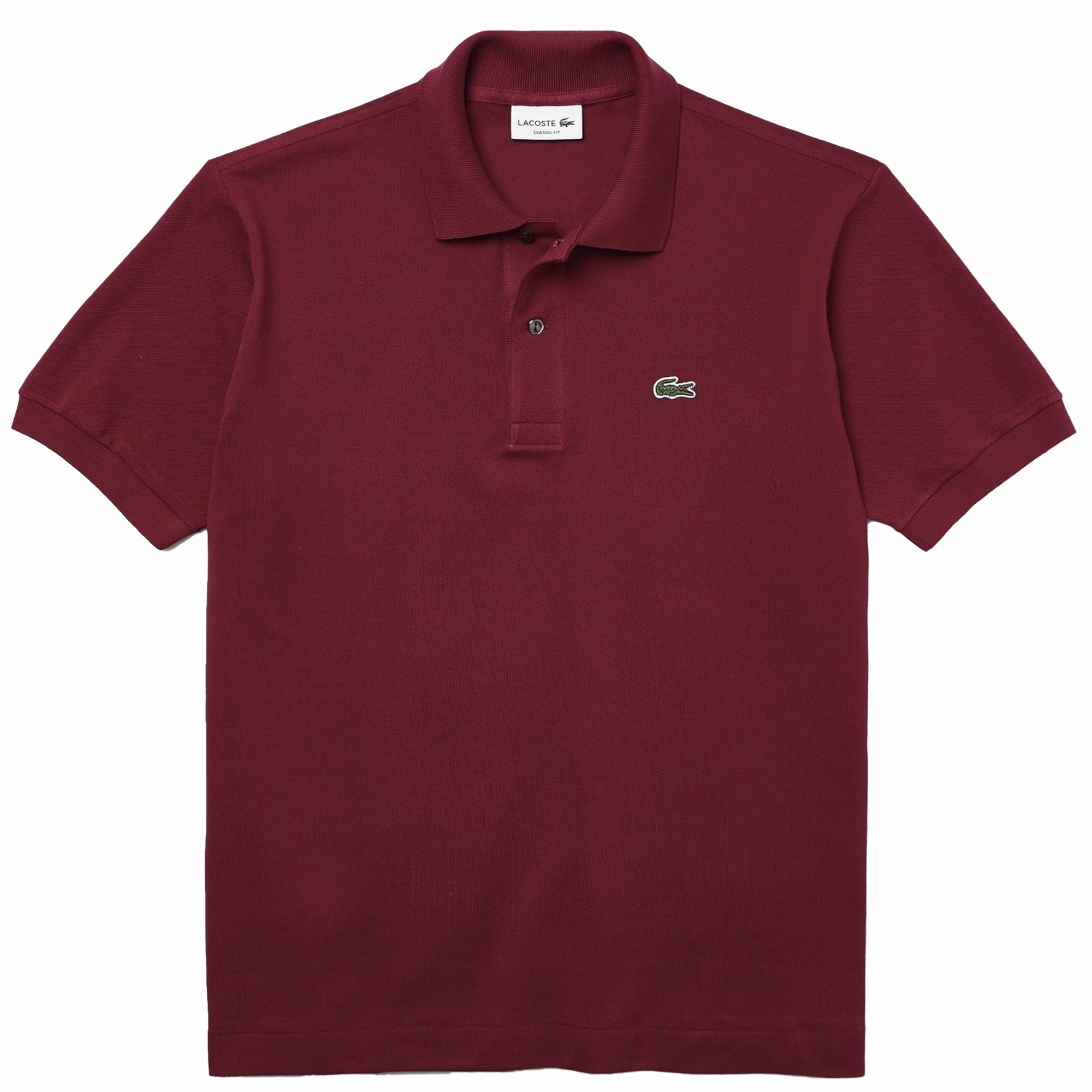 Classic Pique Polo Shirt - Bordeaux