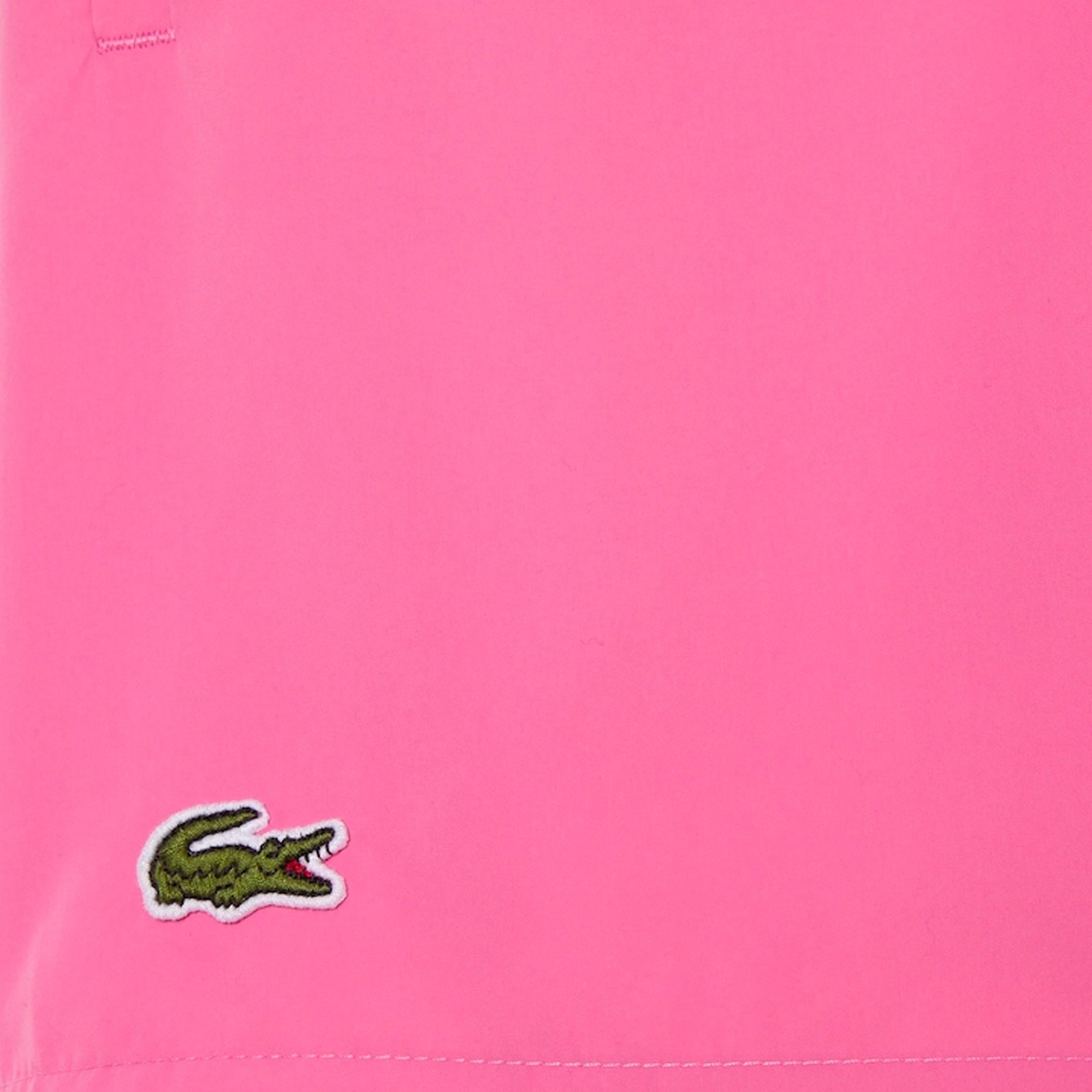 Lacoste Quick-Dry Swim Shorts - Pink