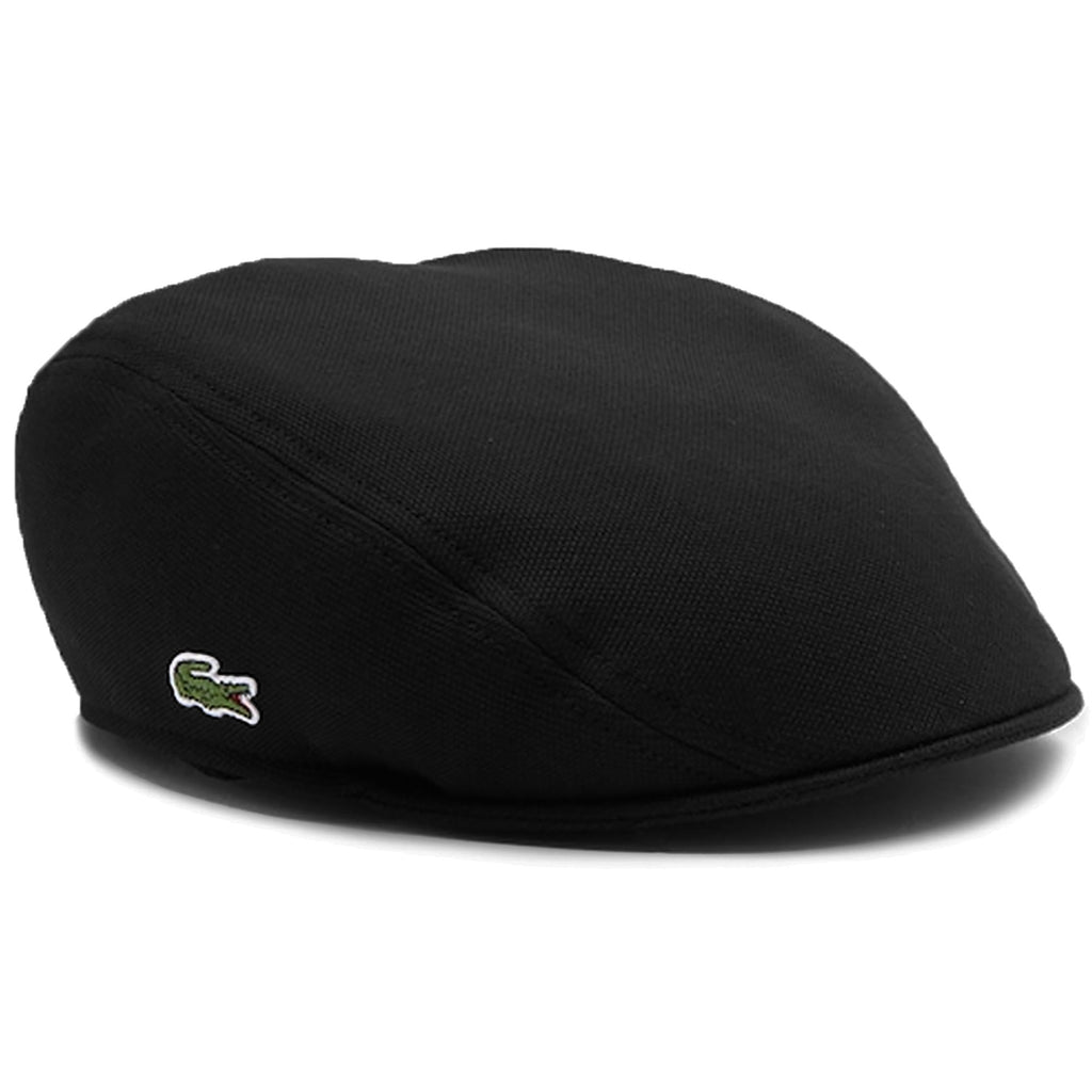 Embroidered Crocodile Beret - Black