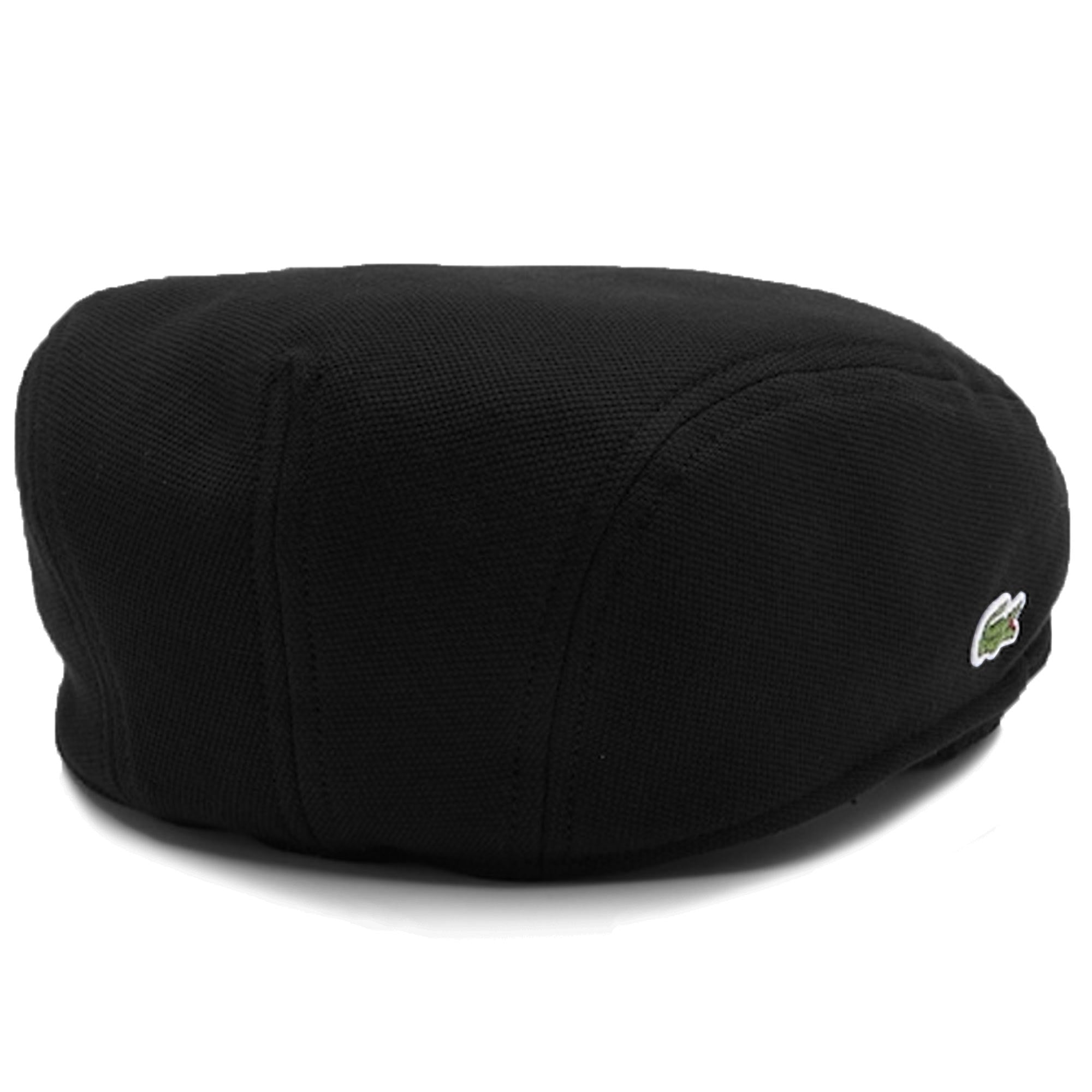 Embroidered Crocodile Beret - Black