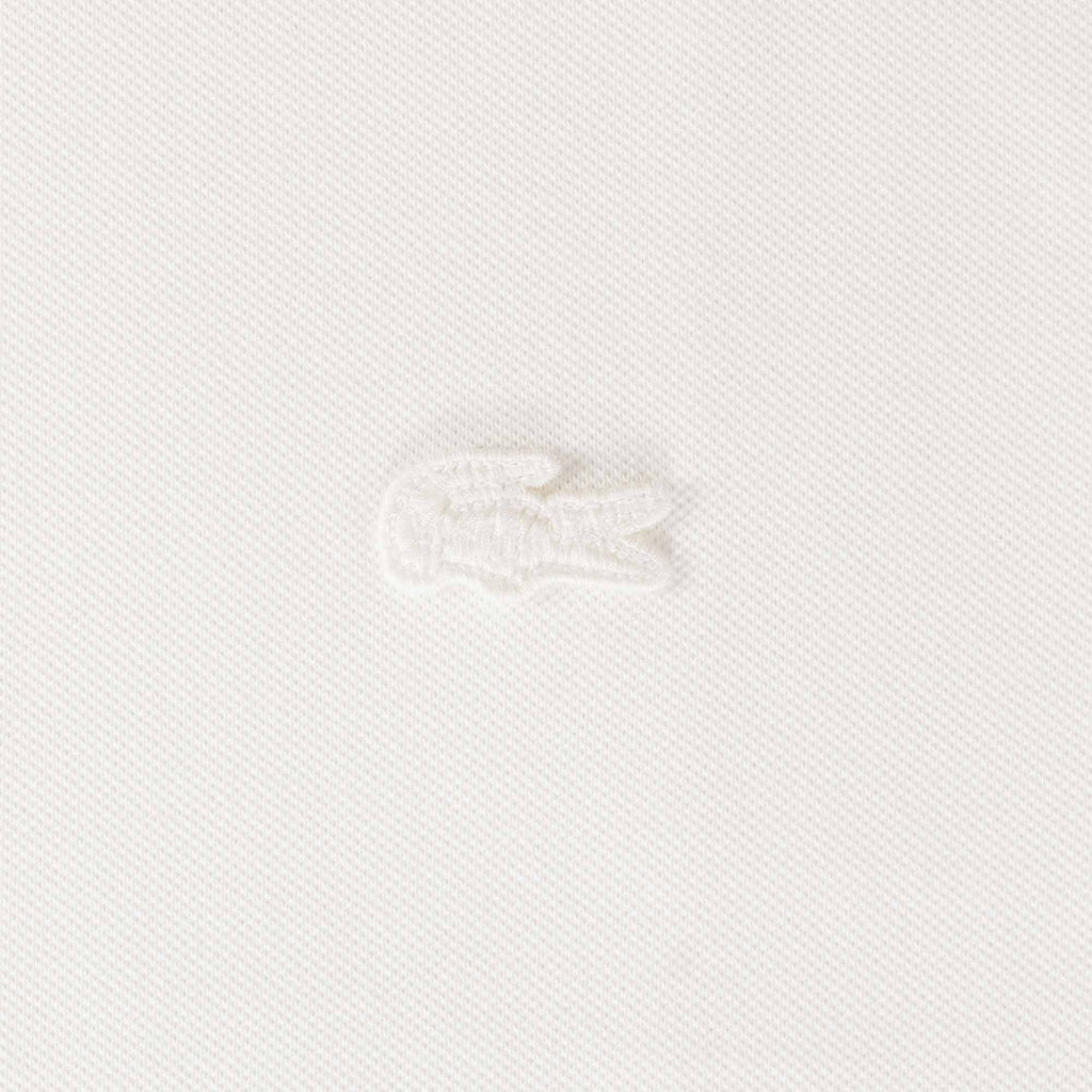 Lacoste Regular Fit Stretch Piqu  T-shirt - White