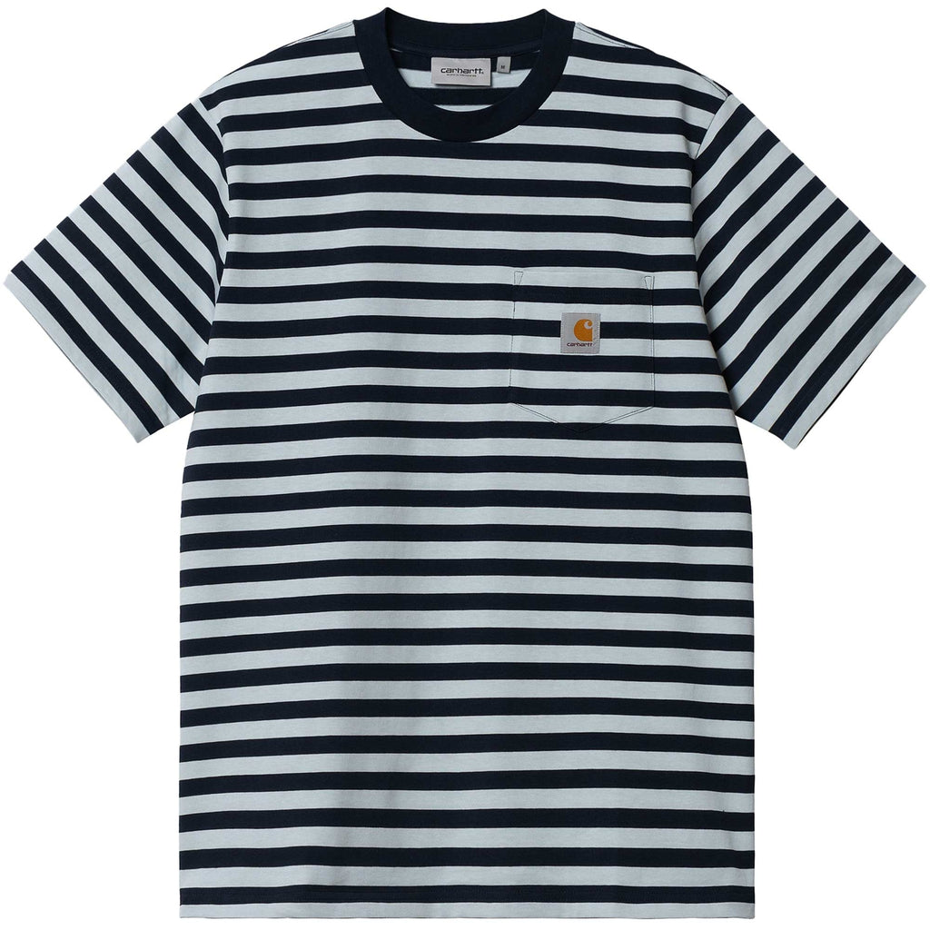 Carhartt WIP Short Sleeve Scotty Pocket T-Shirt - Atom Blue