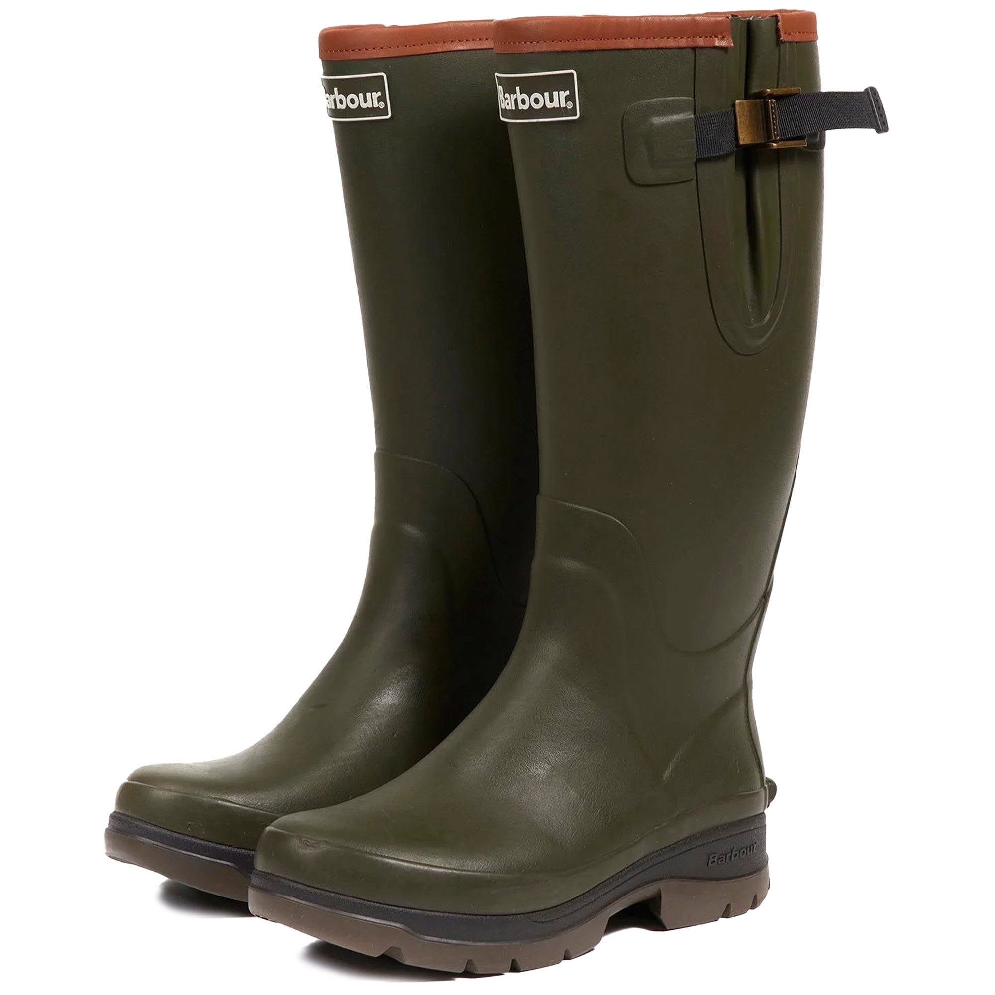 Barbour Tempest Wellington Boots - Olive