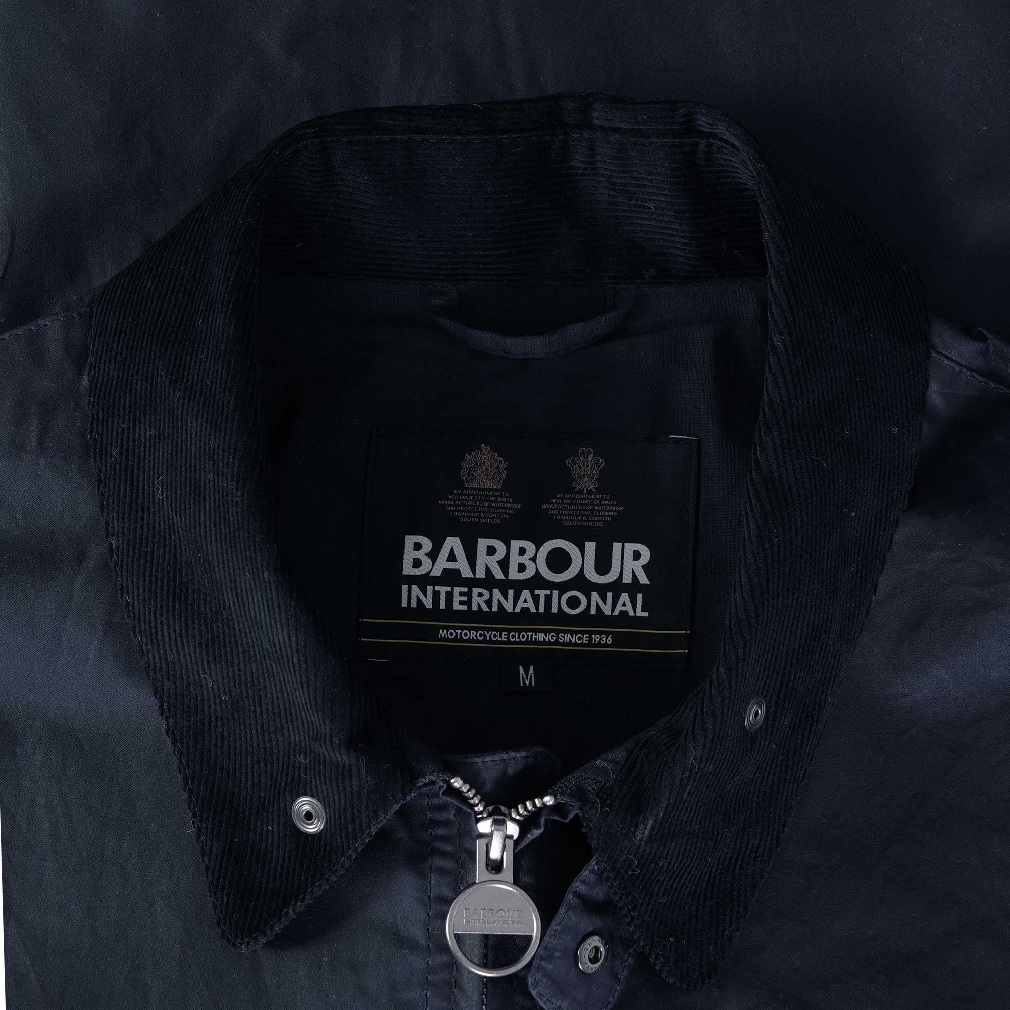 Barbour International North Wax Jacket - Night Sky