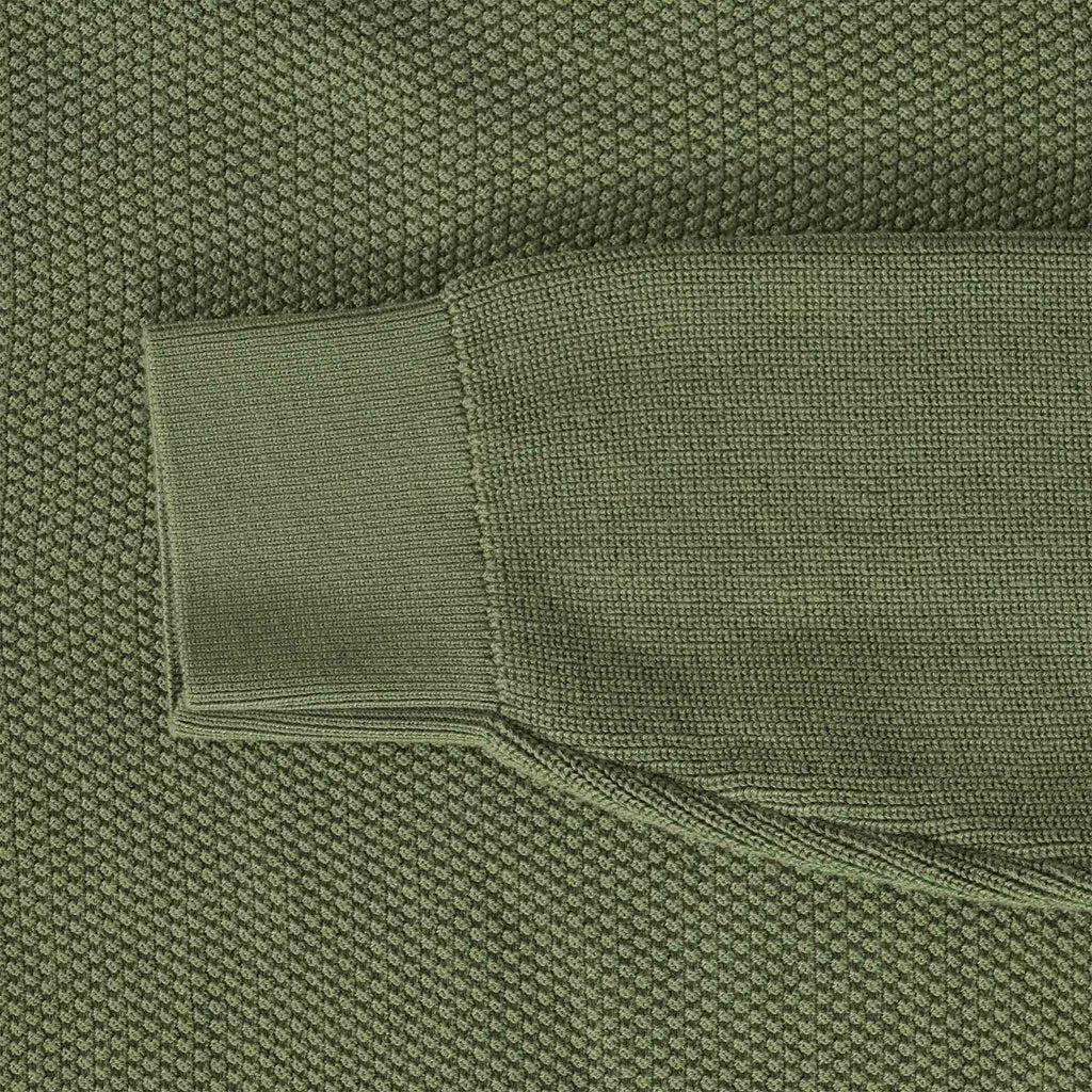 Barbour Drive Crew Neck Sweater - Light Moss