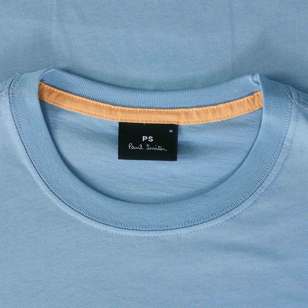 Paul Smith Cotton Zebra Logo T-Shirt - Sky Blue