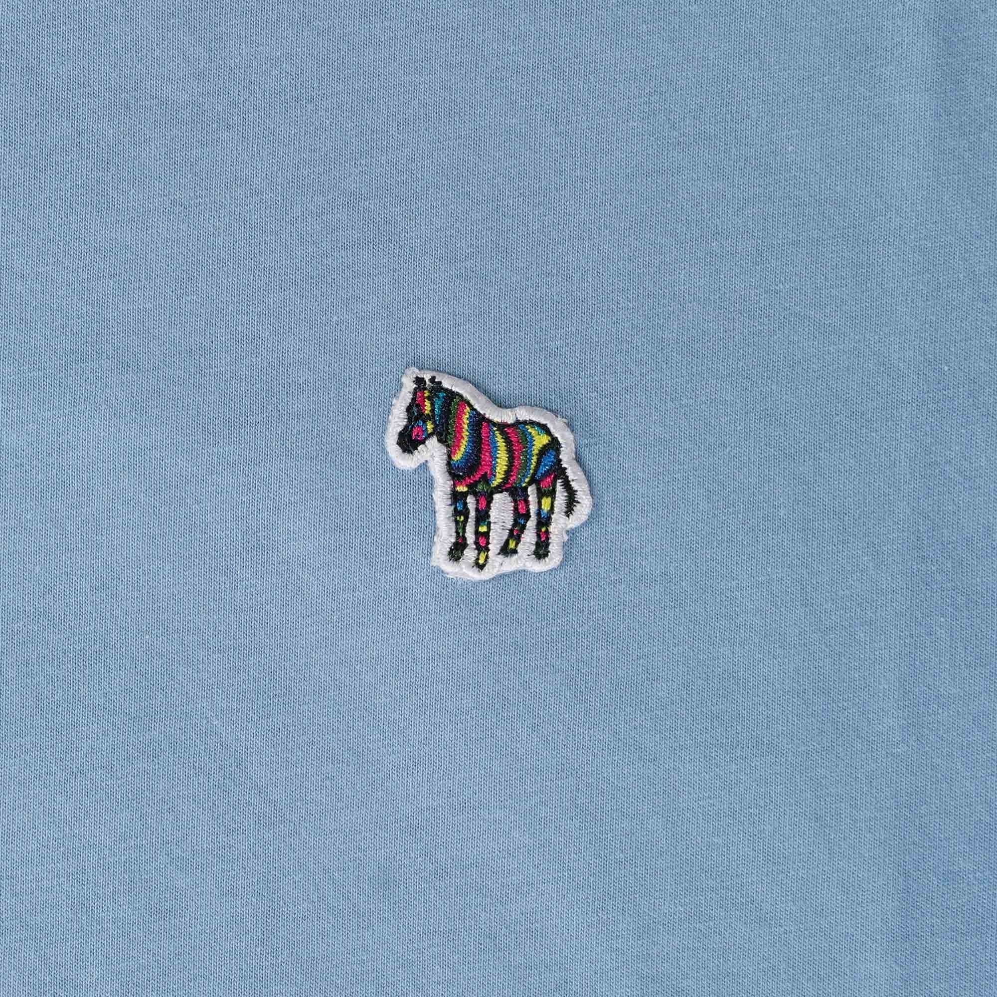 Paul Smith Cotton Zebra Logo T-Shirt - Sky Blue