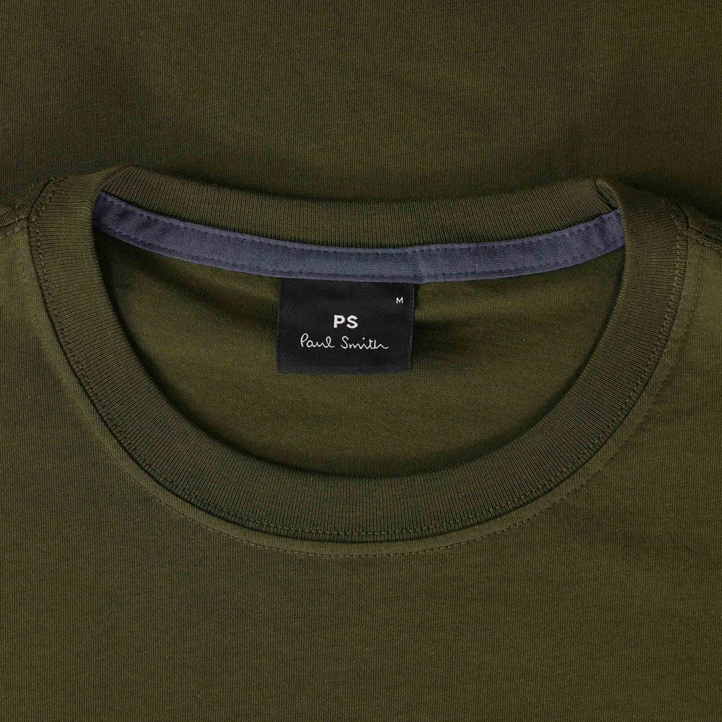 Paul Smith Cotton Zebra Logo T-Shirt - Khaki