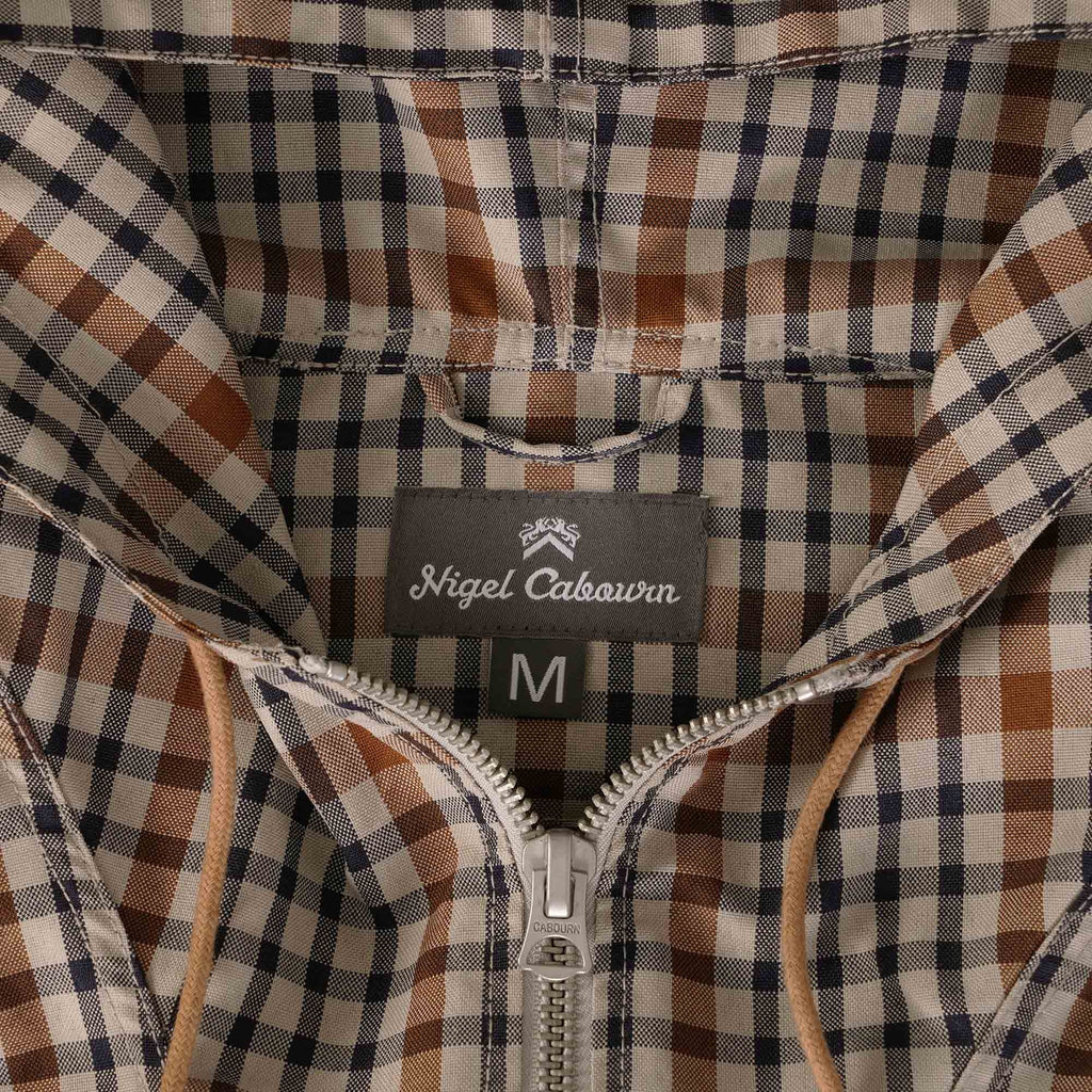 Nigel Cabourn Zip Smock - Stone Check