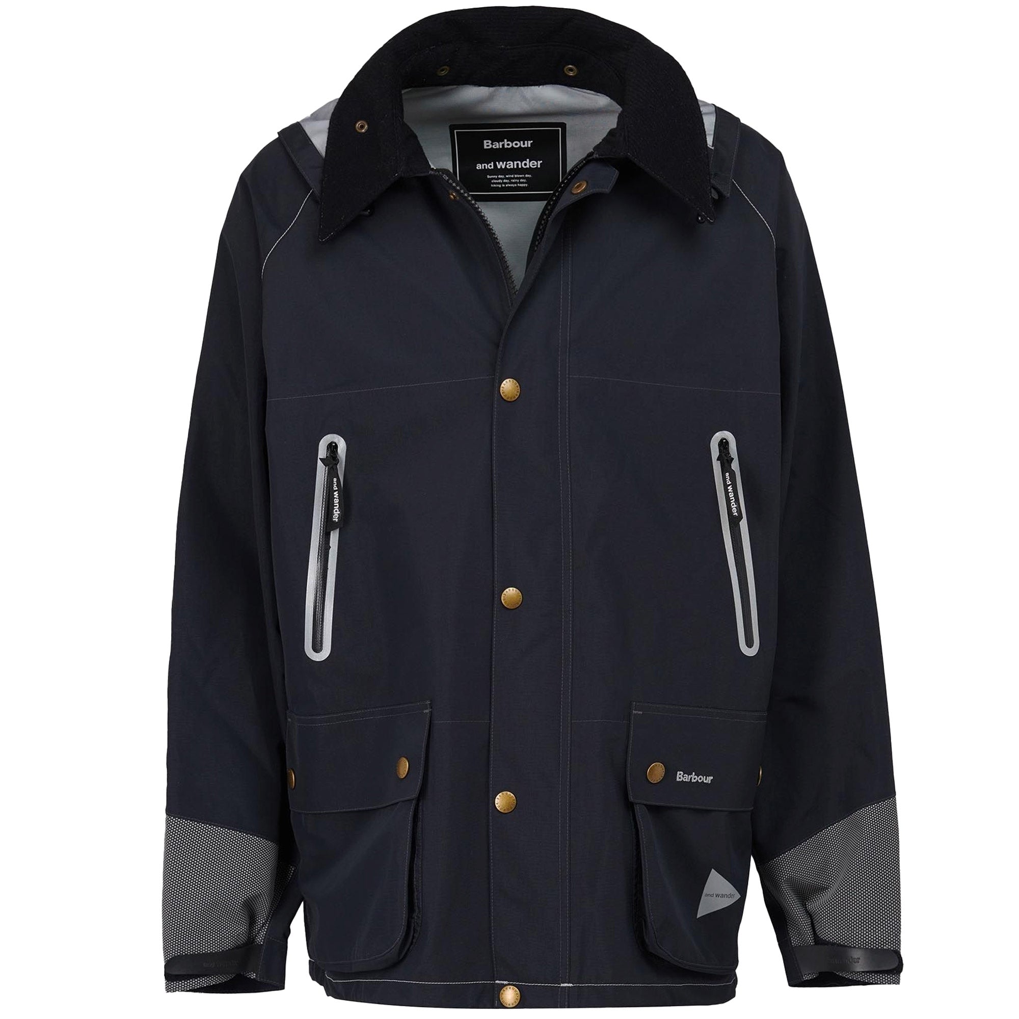 Barbour x And Wander 3L Waterproof Jacket - Black – Stuarts London
