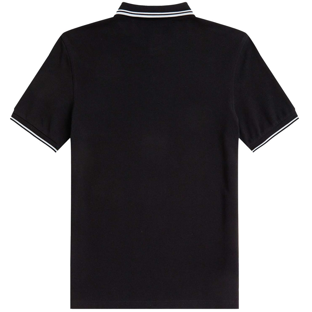 M3600 Twin Tipped Polo Shirt - Black/White