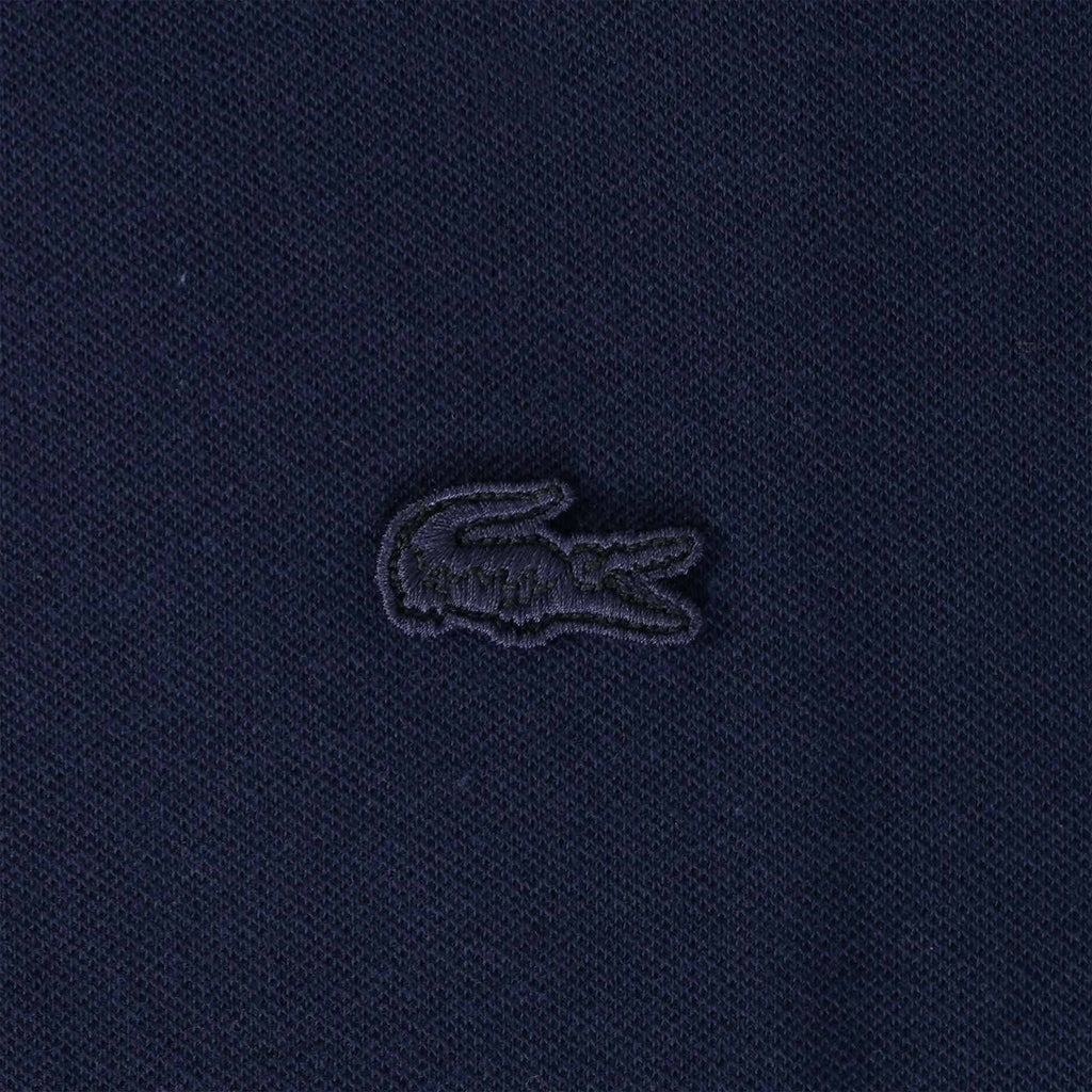 Lacoste Regular Fit Stretch Piqu  T-shirt - Navy