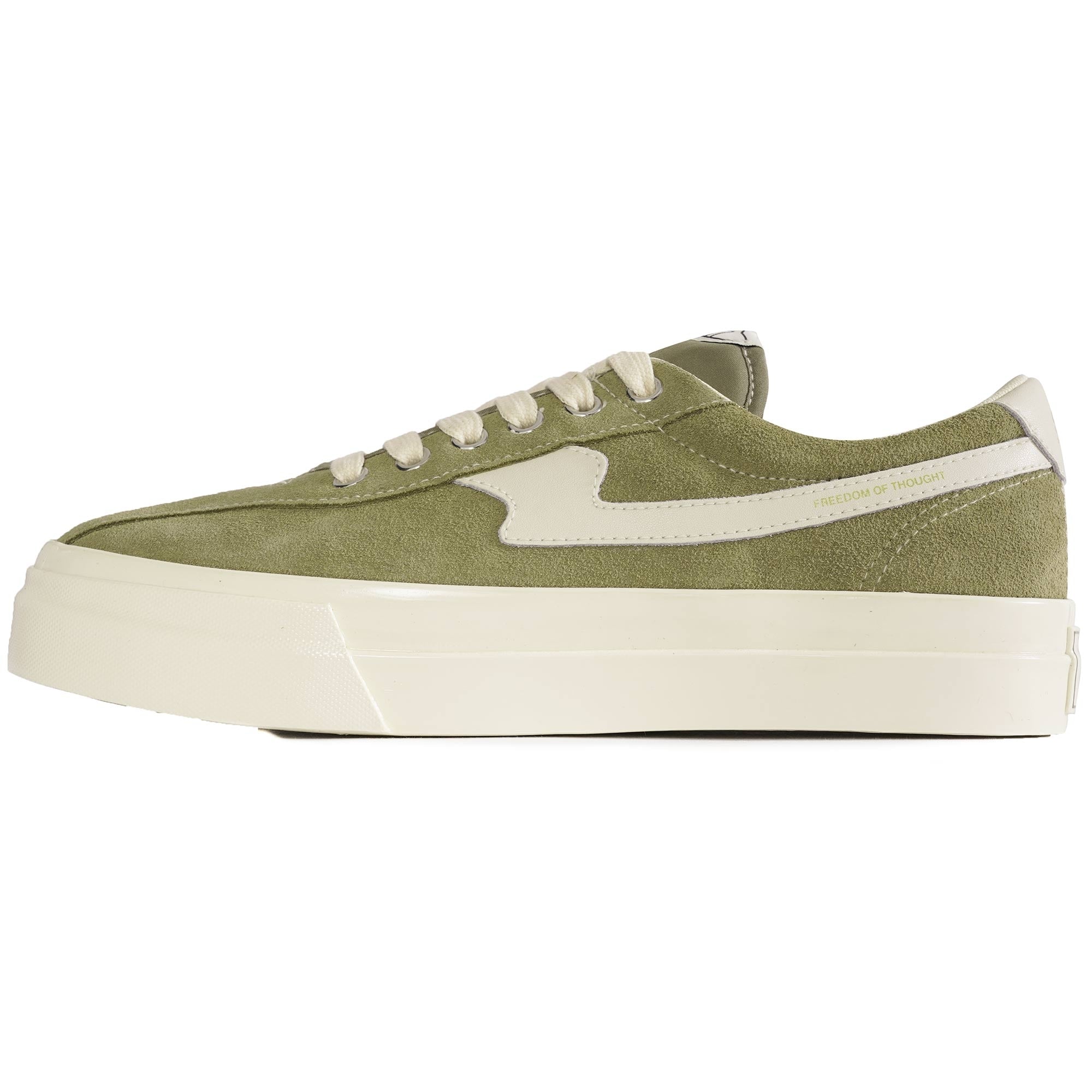 Stepney Workers Club Dellow S-Strike Suede - Moss/Ecru