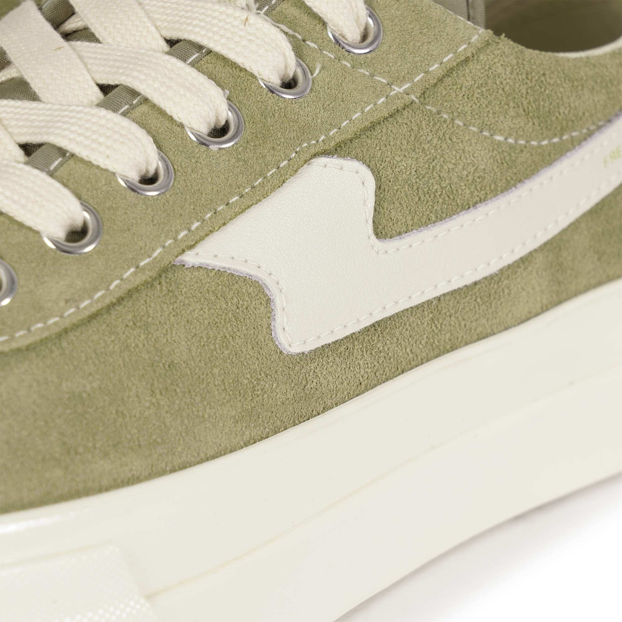 Stepney Workers Club Dellow S-Strike Suede - Moss/Ecru