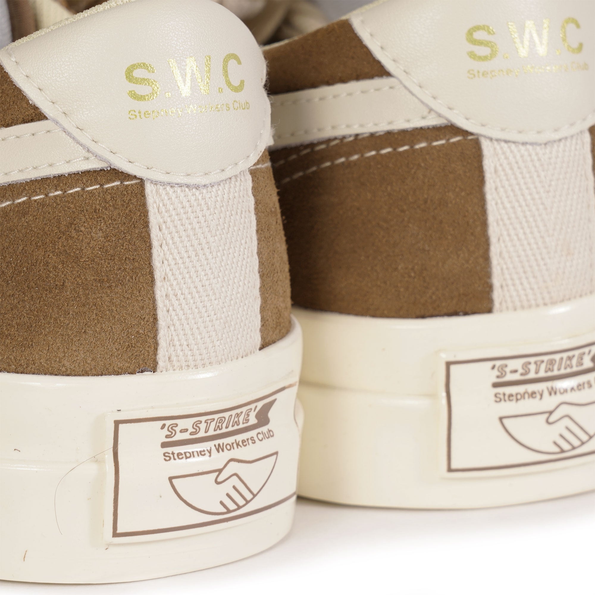 Stepney Workers Club Dellow S-Strike Suede - Bark/Ecru