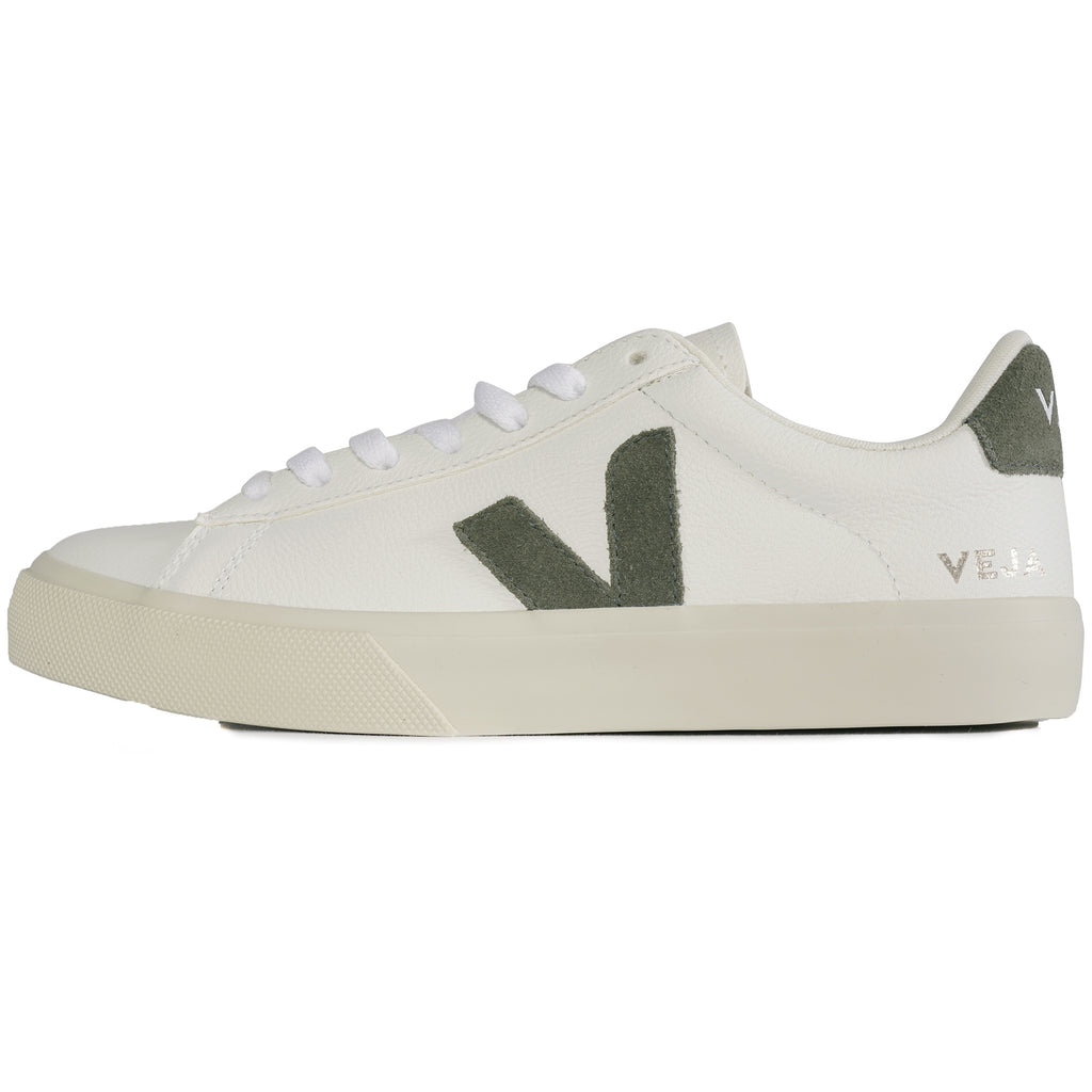 Veja Womens Campo Chromefree Leather - White/Khaki
