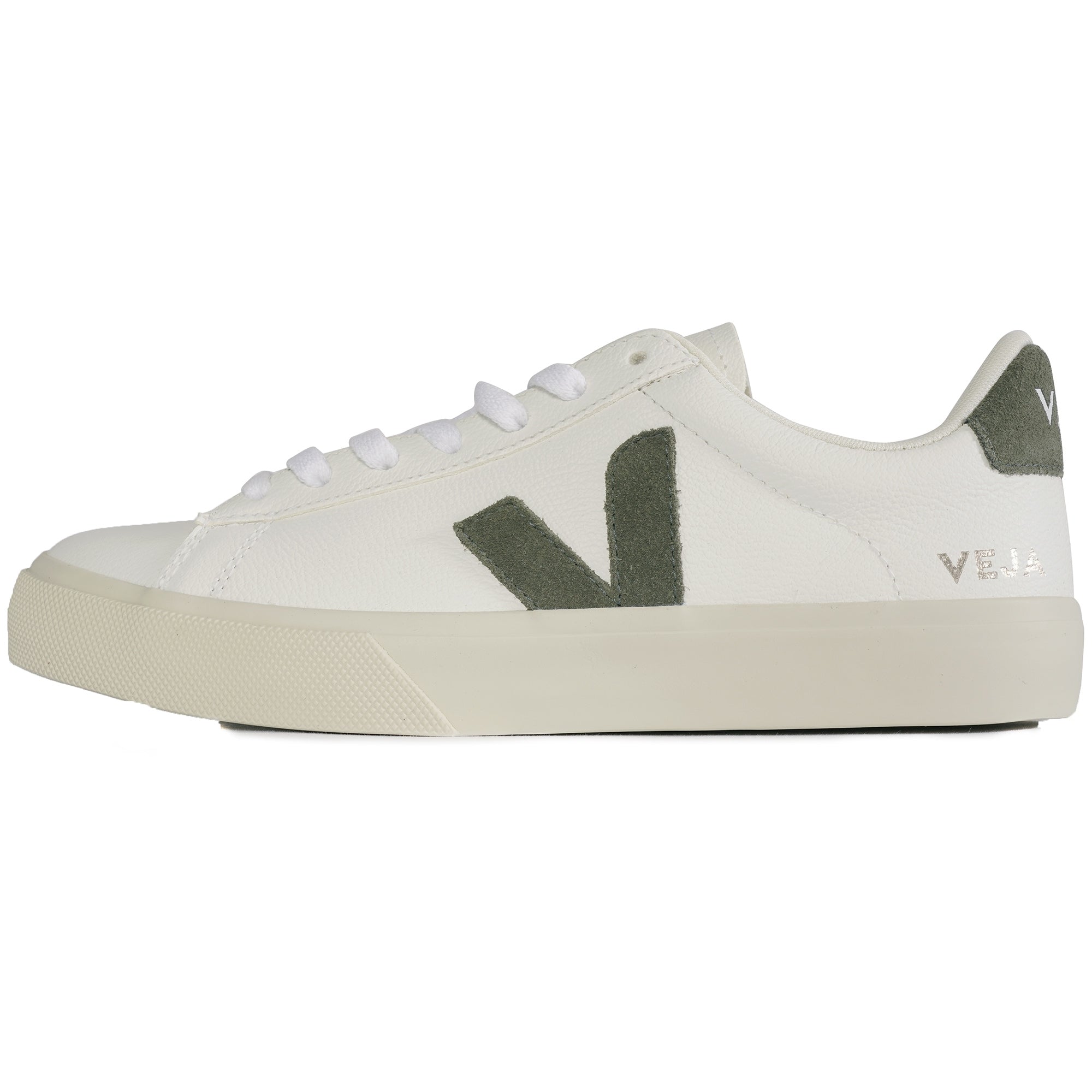 Veja Womens Campo Chromefree Leather - White/Khaki