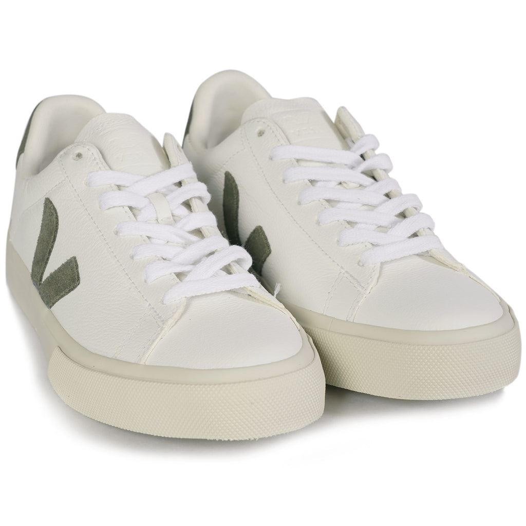 Veja Womens Campo Chromefree Leather - White/Khaki