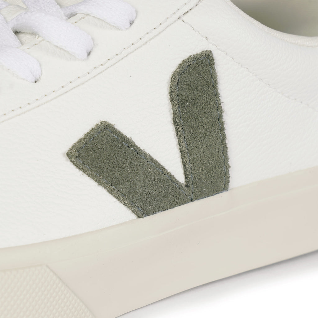 Veja Womens Campo Chromefree Leather - White/Khaki