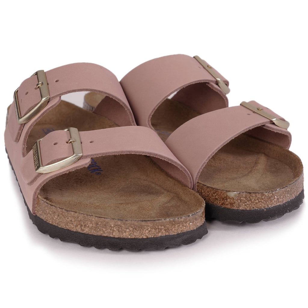 Birkenstock Womens Women's Arizona Soft Footbed - Old Rose