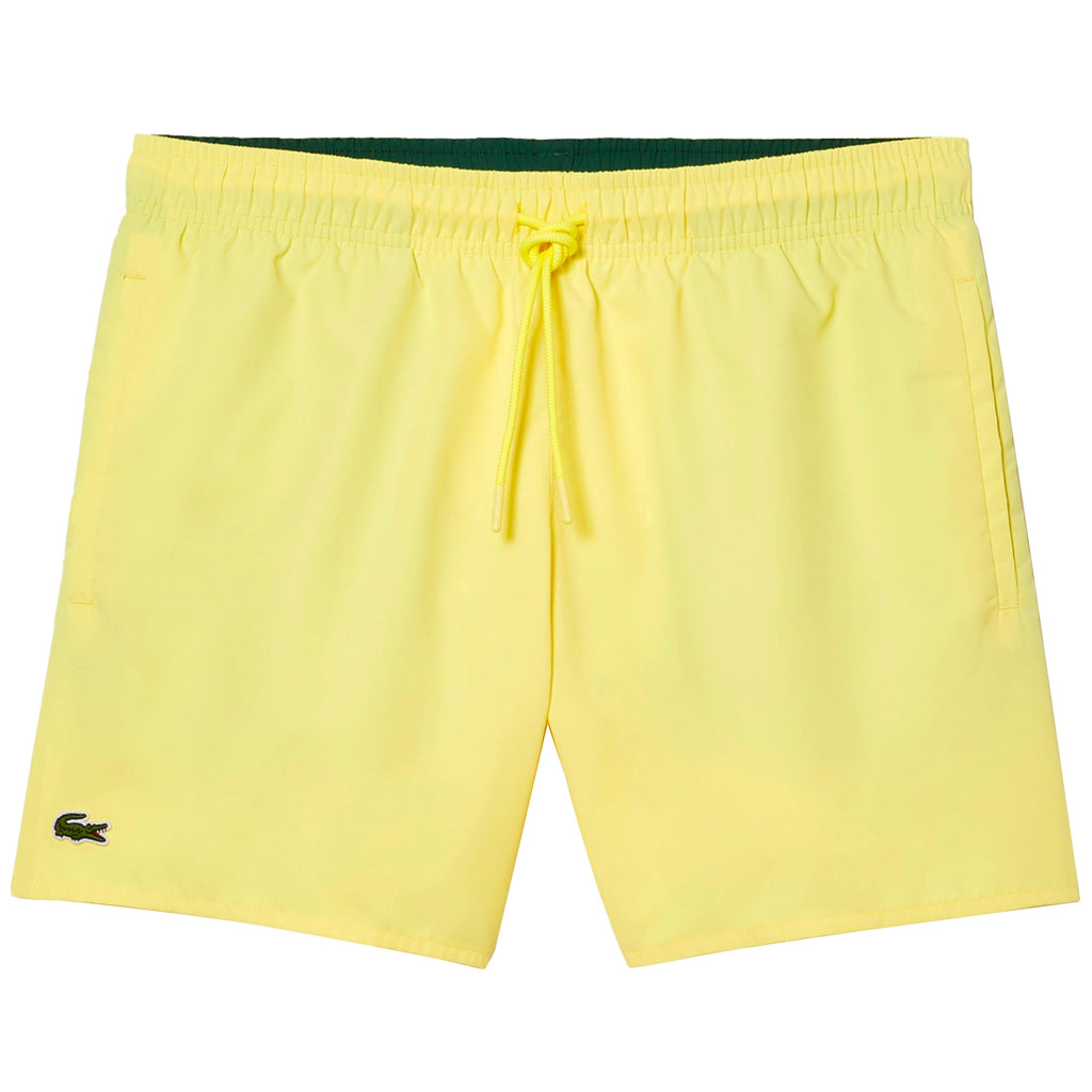 Lacoste Quick-Dry Swim Shorts - Yellow