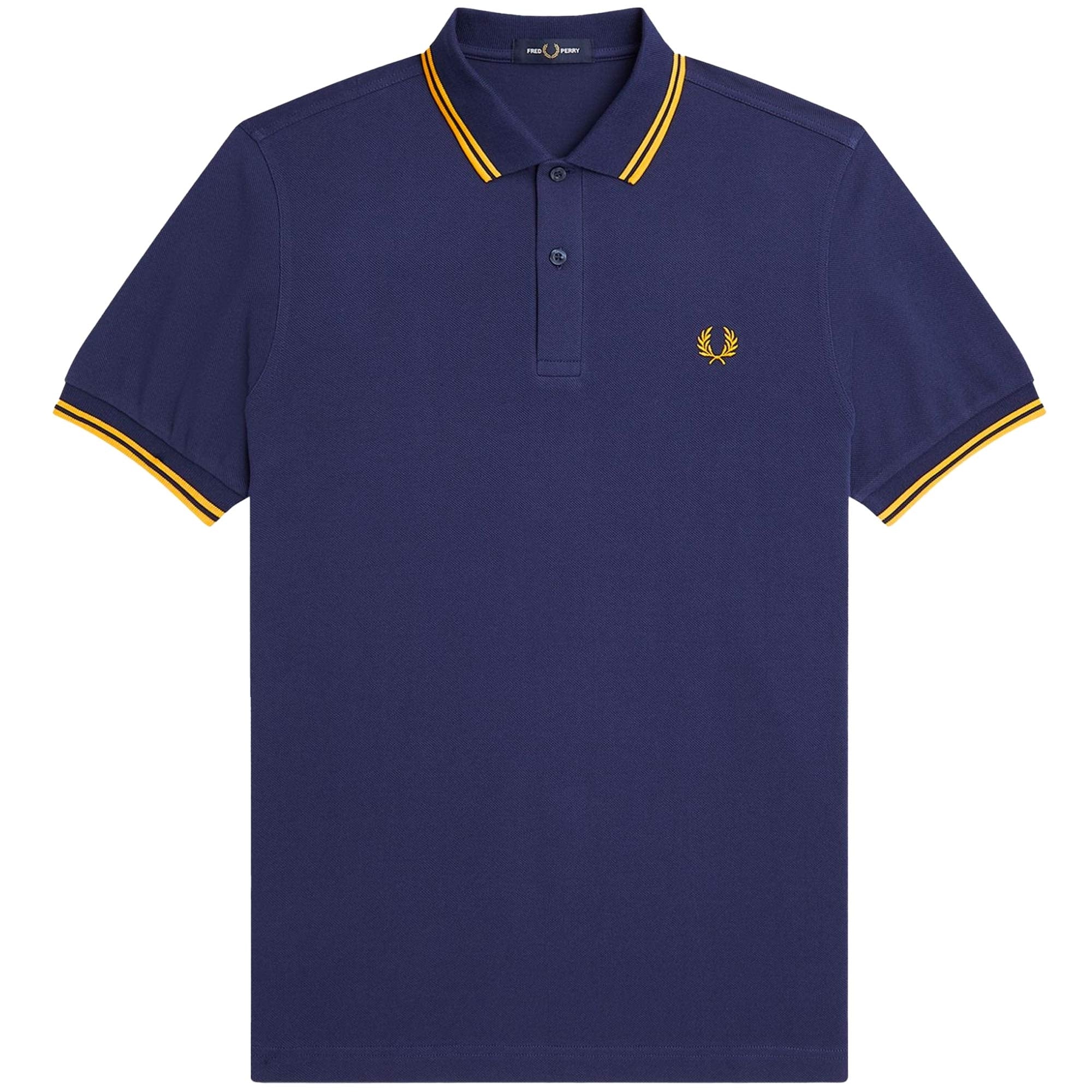 Fred Perry M3600 Twin Tipped Polo Shirt - French Navy