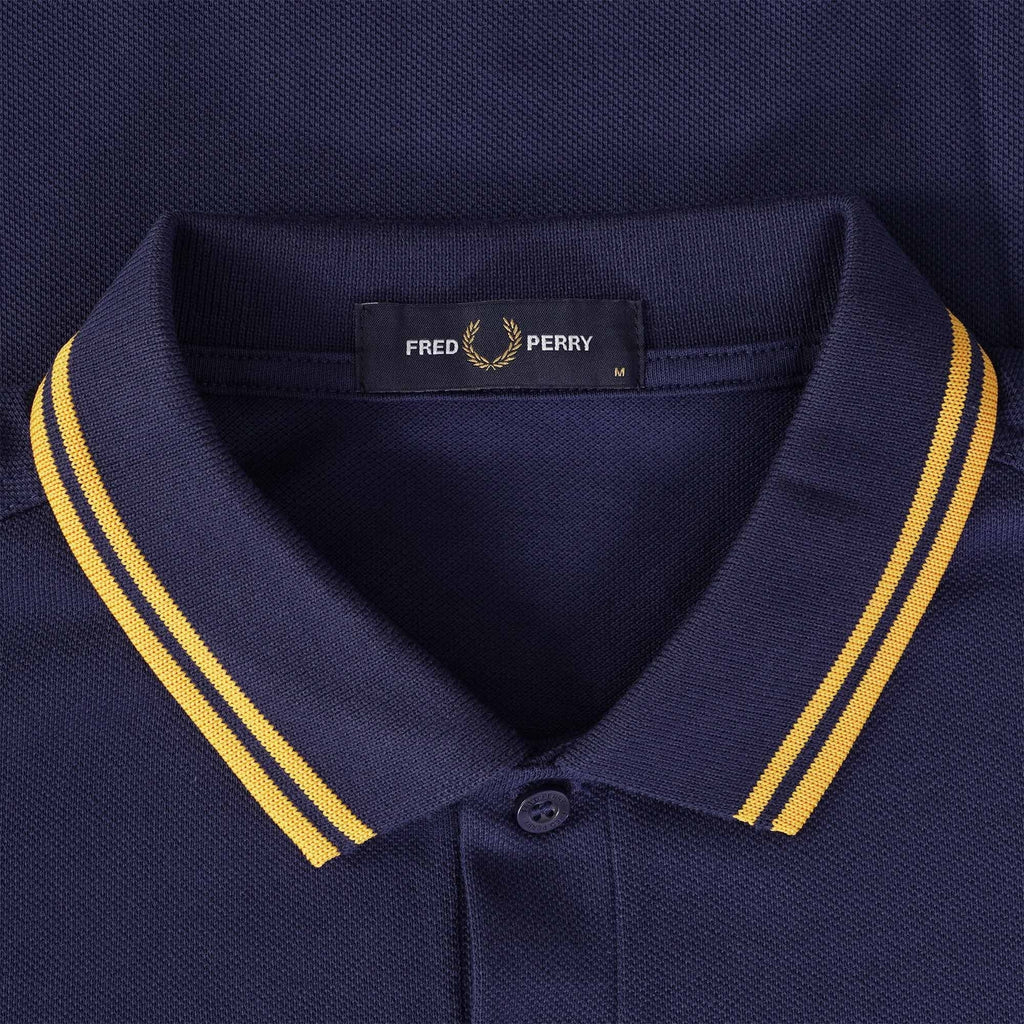 Fred Perry M3600 Twin Tipped Polo Shirt - French Navy