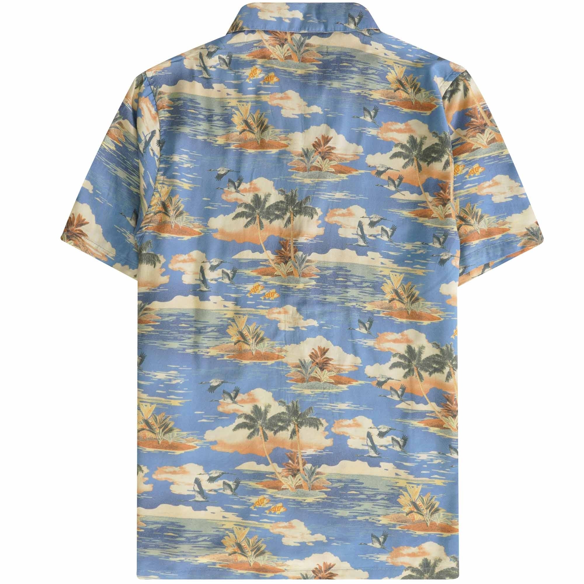 Nudie Jeans Arvid Hawaii Azure Shirt - Multi