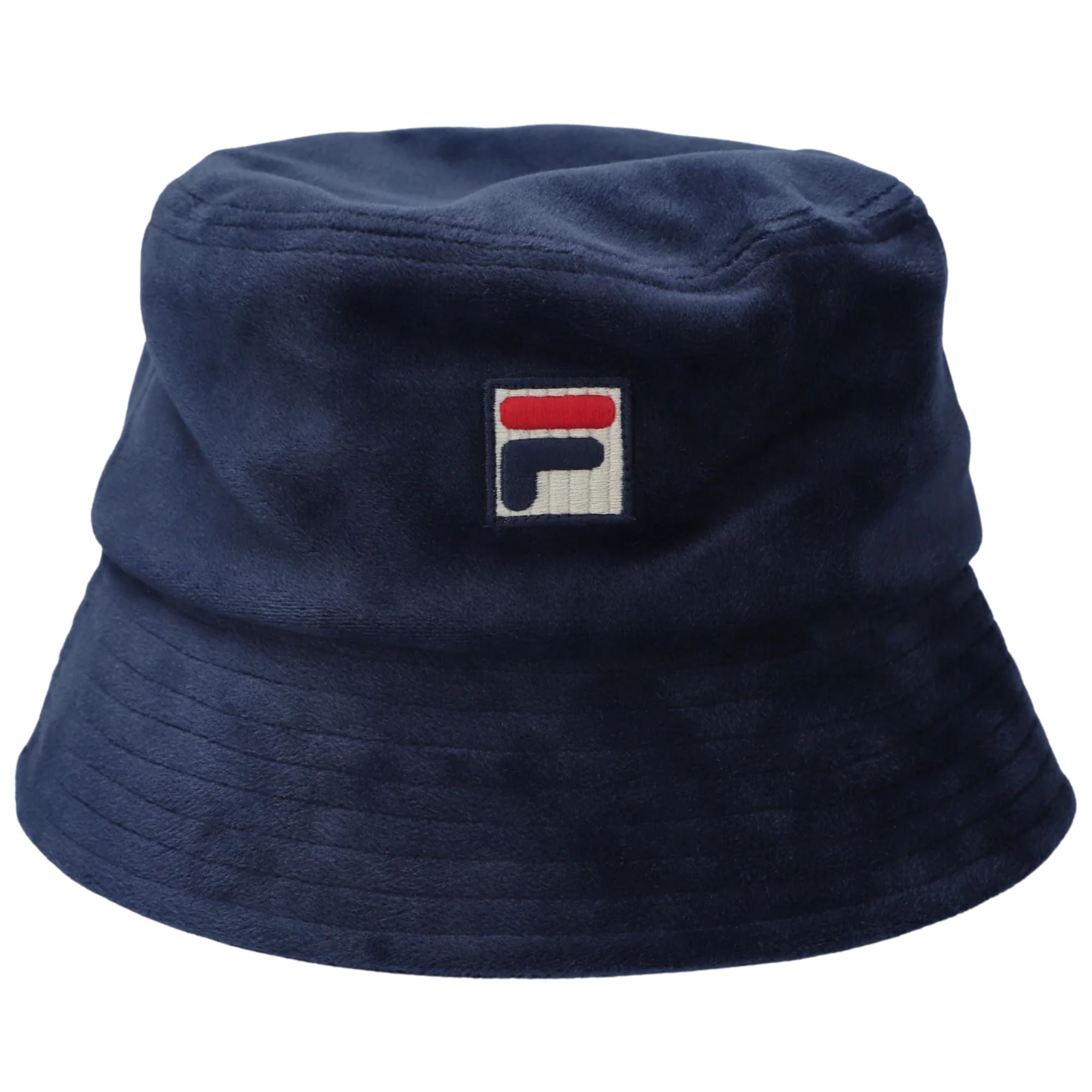 Fila Vintage Cruzero Velour Bucket Hat - Fila Navy