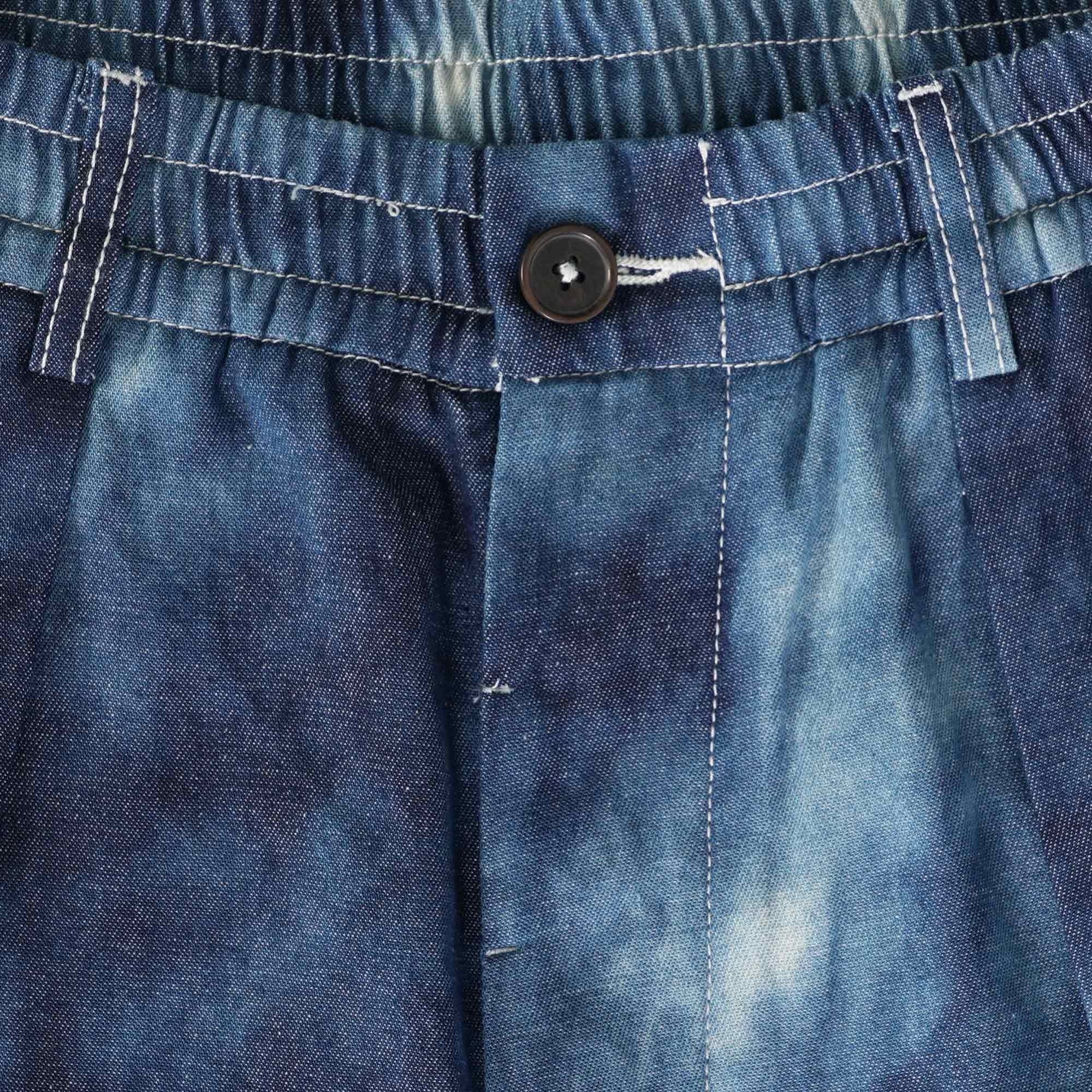 Universal Works Pleated Track Shorts - Indigo