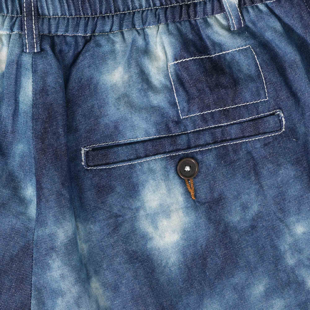 Universal Works Pleated Track Shorts - Indigo